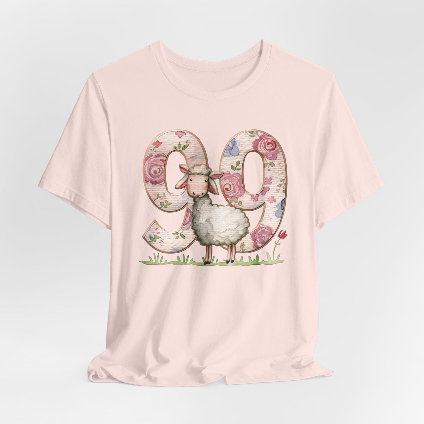 He Leaves the 99 Unisex Jersey Short Sleeve Tee, Christian Merch, Jesus Loves You, Faith Based Shirt, Christian Apparel, Jesus Apparel