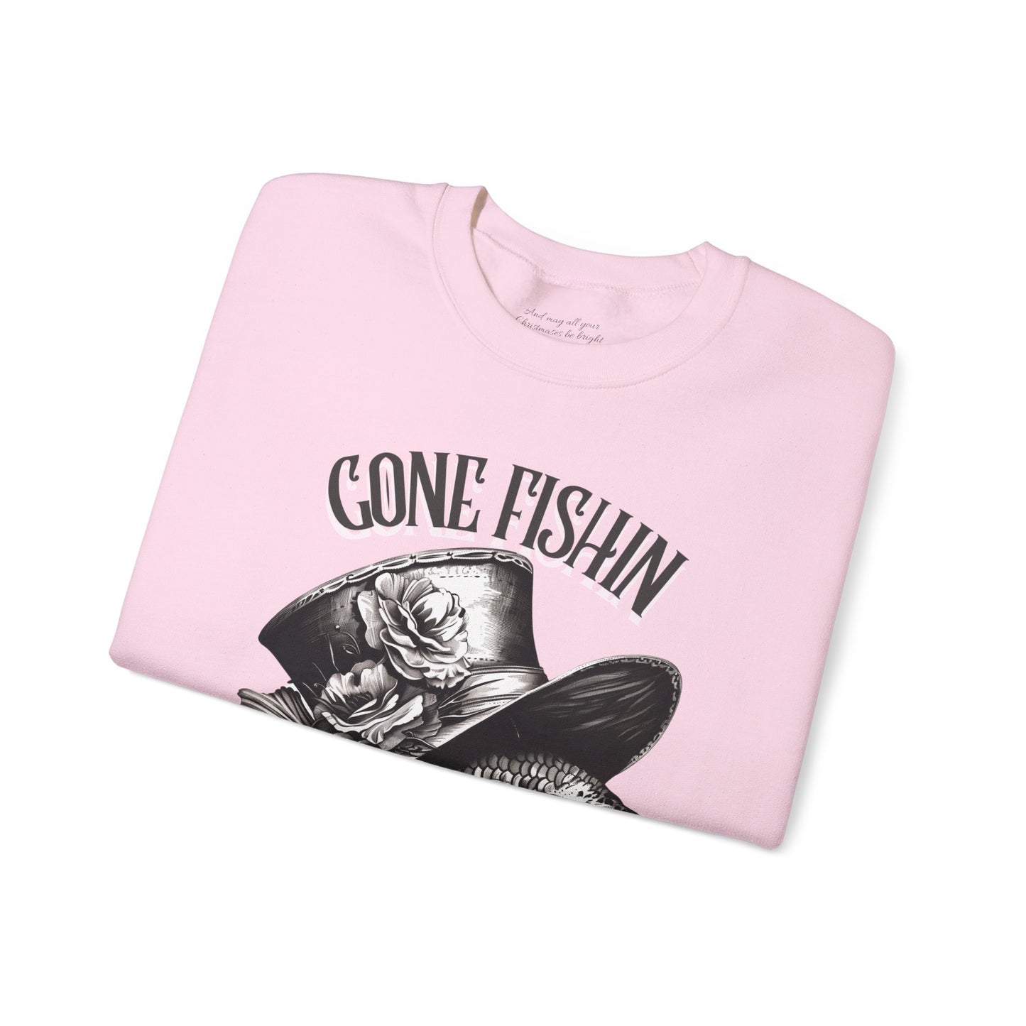Gone Fishin' Sweatshirt, Unisex Heavy Blend™ Crewneck, Christian Apparel, Biblical Clothing, Inspirational Apparel, Jesus Shirt