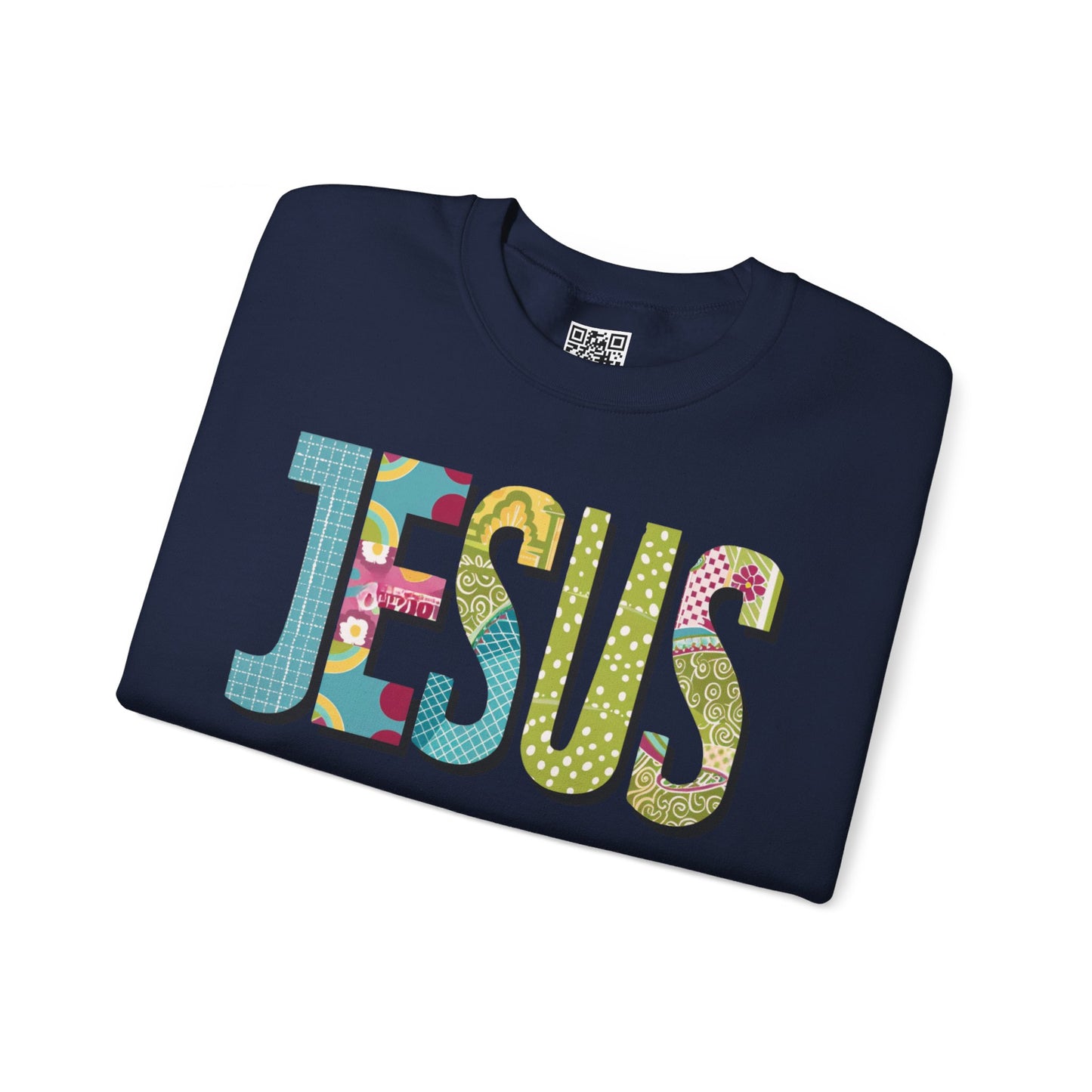 Jesus Unisex Heavy Blend Crewneck Sweatshirt, Christian Merch, Christian Streetwear, Ministry Shirt, Faith Based Shirt, Jesus Apparel