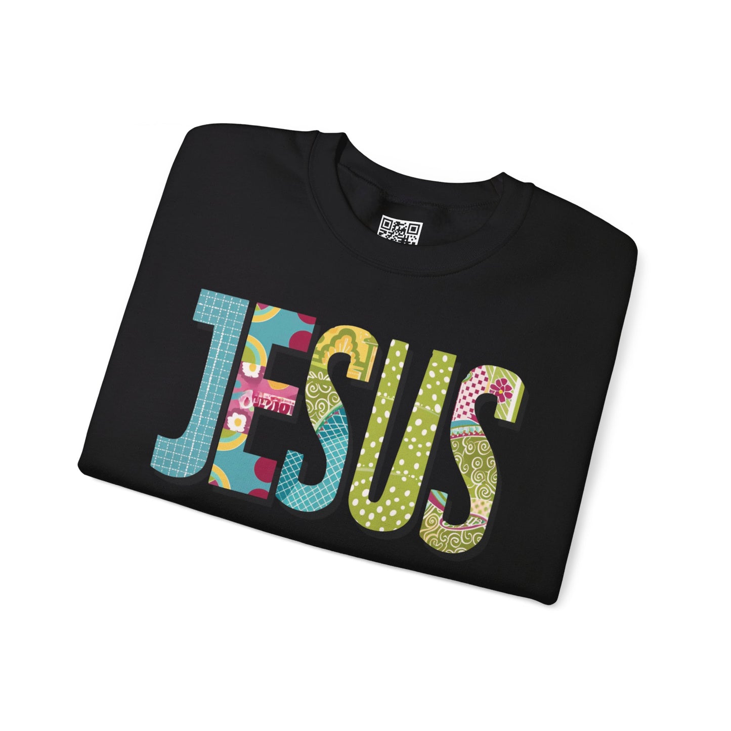 Jesus Unisex Heavy Blend Crewneck Sweatshirt, Christian Merch, Christian Streetwear, Ministry Shirt, Faith Based Shirt, Jesus Apparel