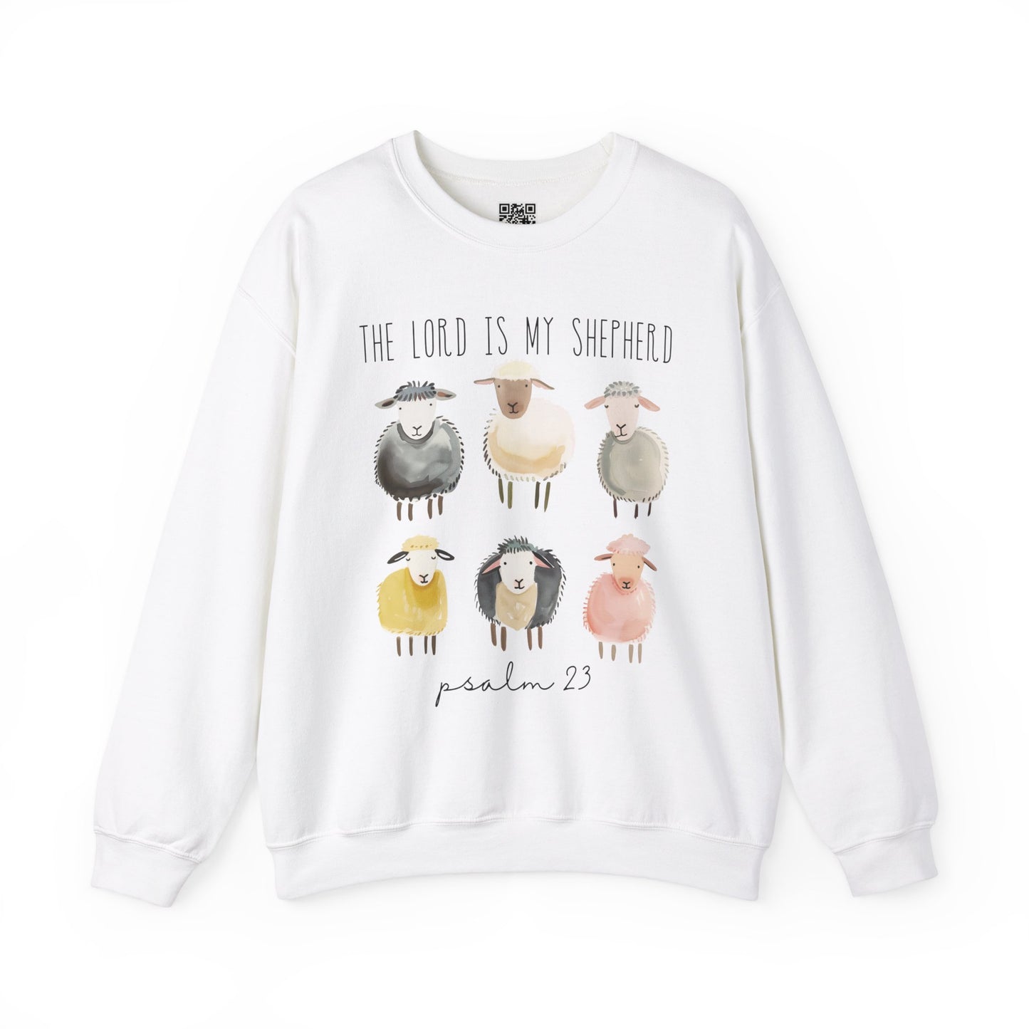 The Lord is my Shepherd Unisex Heavy Blend Crewneck Sweatshirt, Christian Merch, Christian Streetwear, Ministry Shirt, Faith Based Shirt, Jesus Apparel