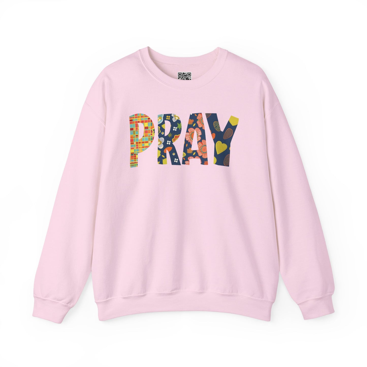 Pray Unisex Heavy Blend Crewneck Sweatshirt, Christian Merch, Christian Streetwear, Ministry Shirt, Faith Based Shirt, Jesus Apparel