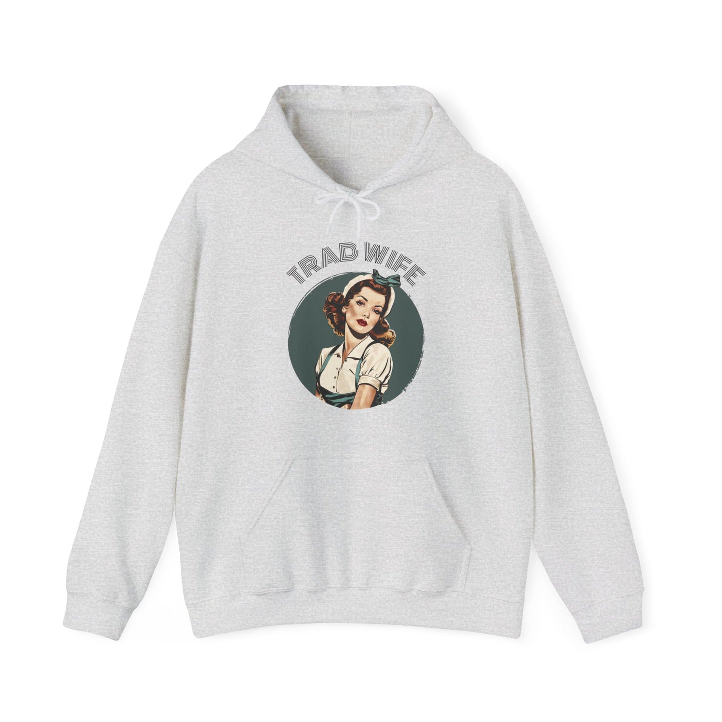 Trad Wife Hoodie, Wifey, Traditional Wife Hoodie, Wifely Gift, Vintage Housewife Sweater, Real Housewife Gift, Wifely Gift, 1950s Housewife