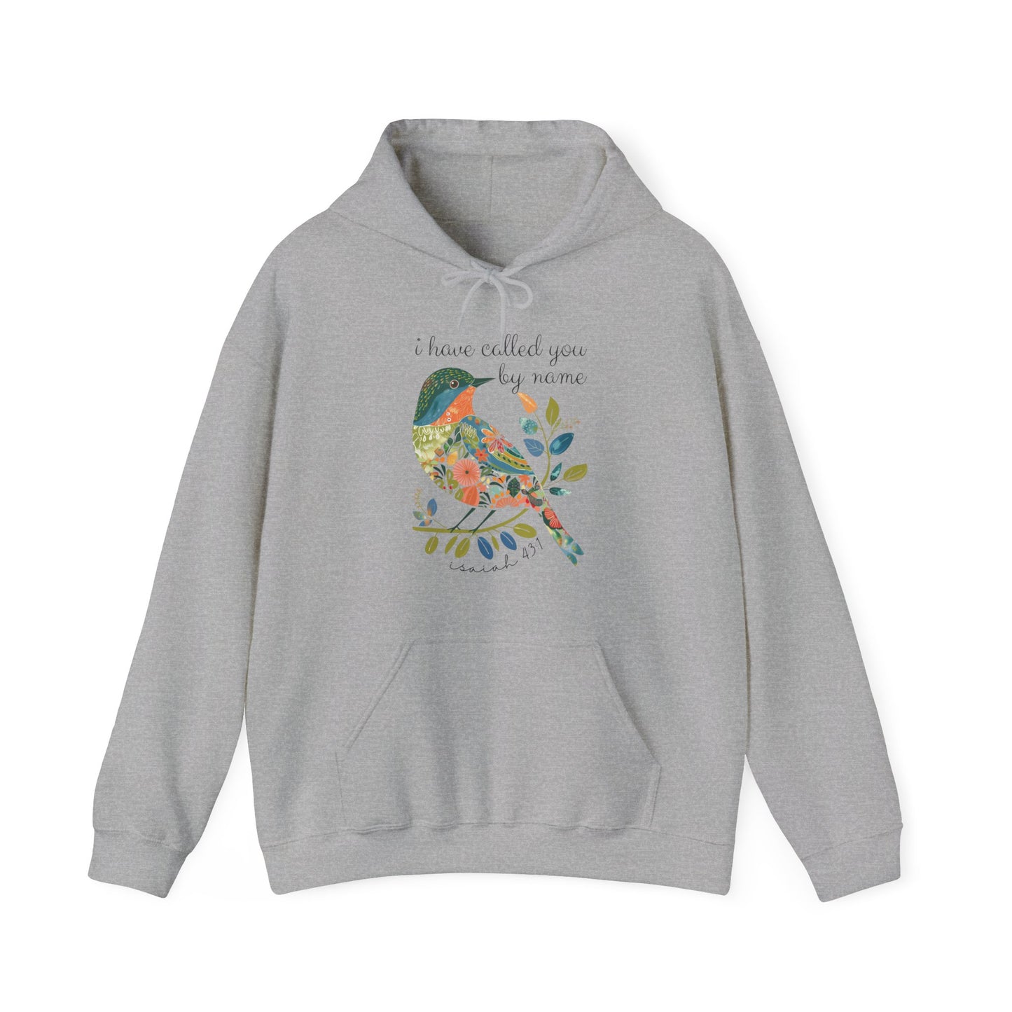 I Have Called you by Name Unisex Heavy Blend™ Hooded Sweatshirt, Christian Merch, Christian Streetwear, Ministry Shirt, Faith Based Shirt, Praise Hoodie