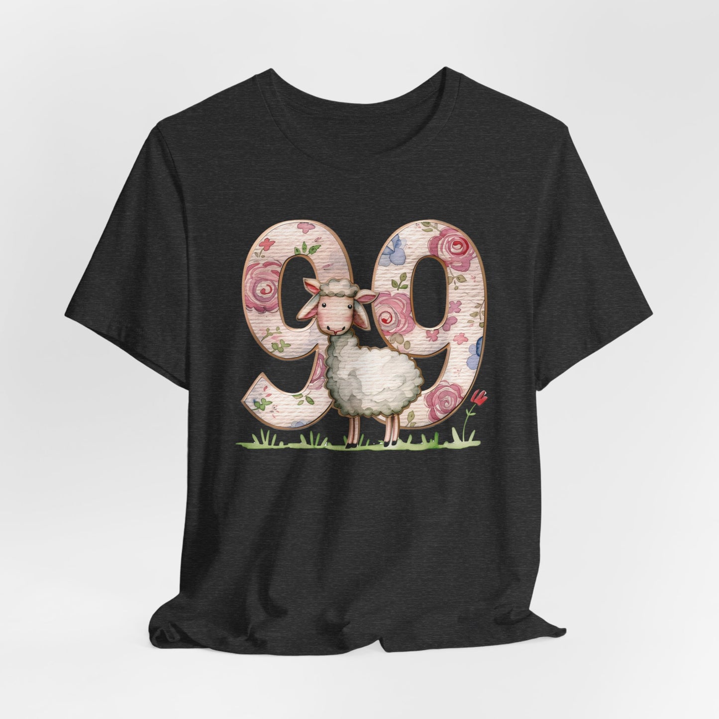 He Leaves the 99 Unisex Jersey Short Sleeve Tee, Christian Merch, Jesus Loves You, Faith Based Shirt, Christian Apparel, Jesus Apparel