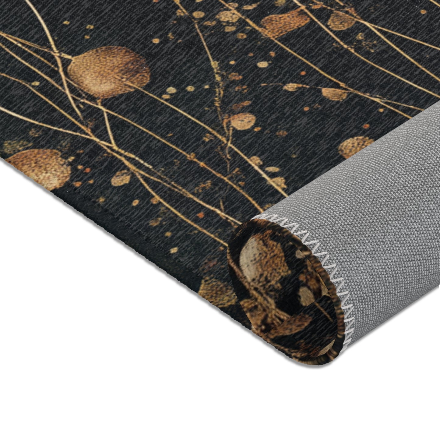 Gustav Klimt Area Rug, Low Pile, Funky, Colorful, & Unique Area Rugs, Custom Print Rug or Bathmat, 3 Sizes - 24x36 in, 36x60 in, 48x72 in