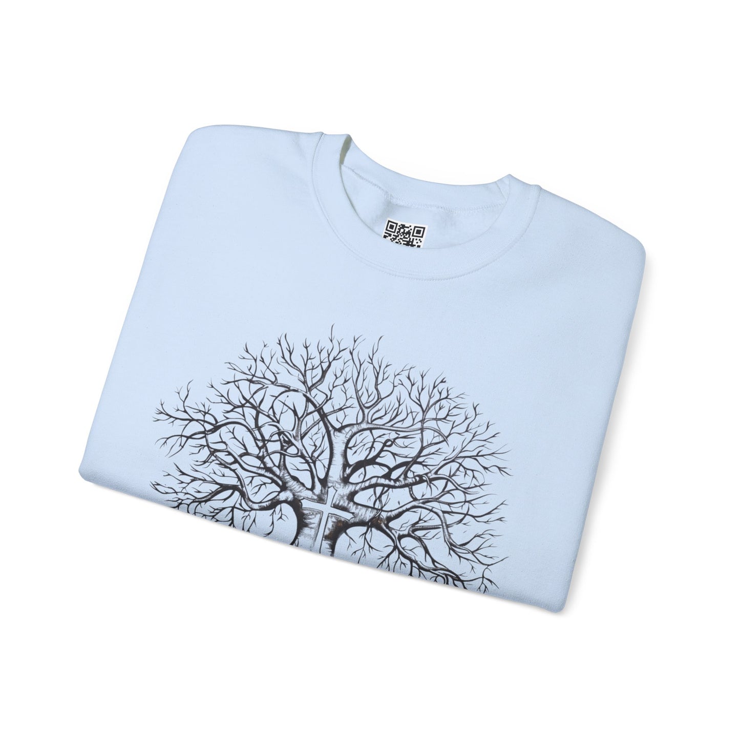 Rooted in Christ Unisex Heavy Blend Crewneck Sweatshirt, Christian Merch, Christian Streetwear, Ministry Shirt, Faith Based Shirt, Jesus Apparel