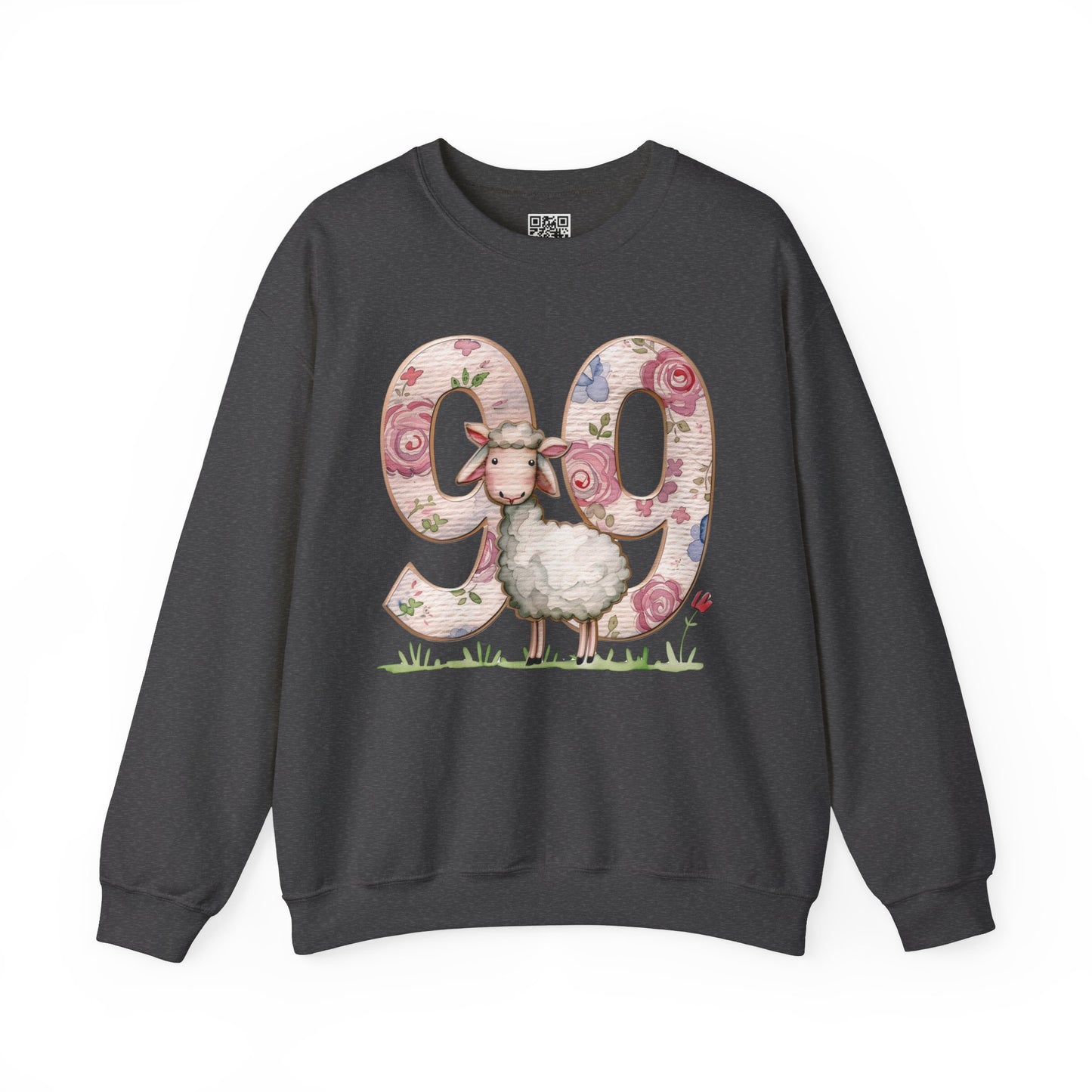 He Leaves the 99 Unisex Heavy Blend Crewneck Sweatshirt, Christian Merch, Christian Streetwear, Ministry Shirt, Faith Based Shirt, Jesus Apparel