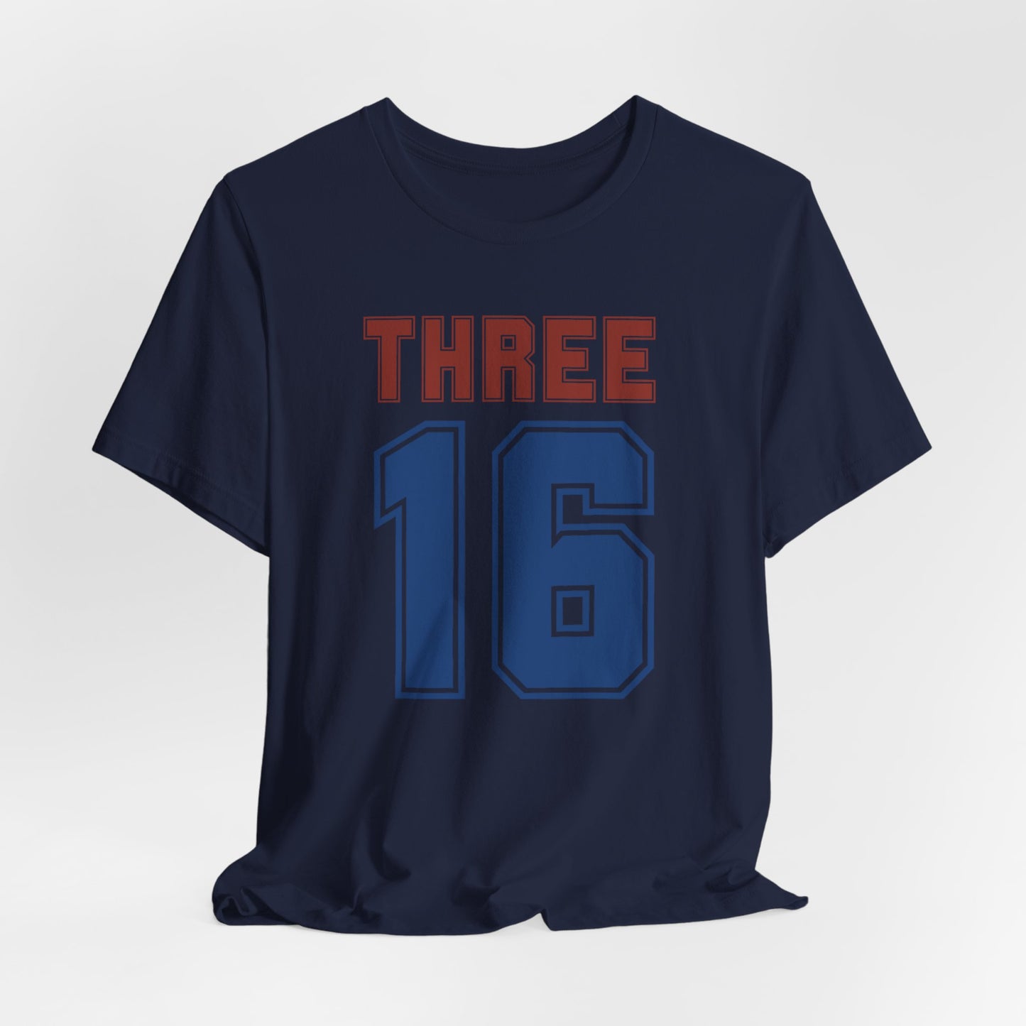 John 3:16 T-shirt - Unisex Jersey Short Sleeve Tee, Christian Merch, Christian Streetwear, Faith Based Shirt, Christian Apparel, Christian Shirts