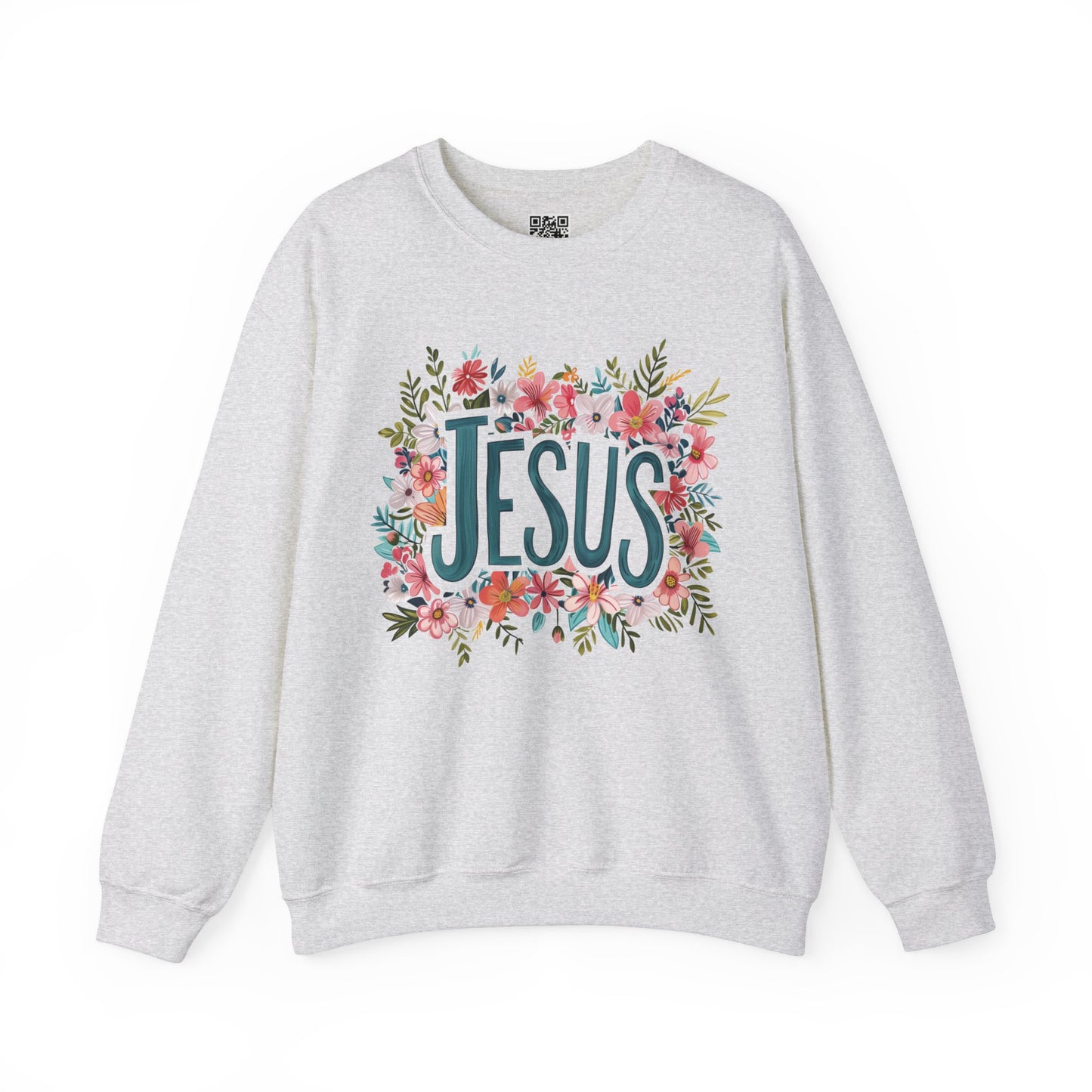 Jesus Unisex Heavy Blend Crewneck Sweatshirt, Christian Merch, Christian Streetwear, Ministry Shirt, Faith Based Shirt, Jesus Apparel