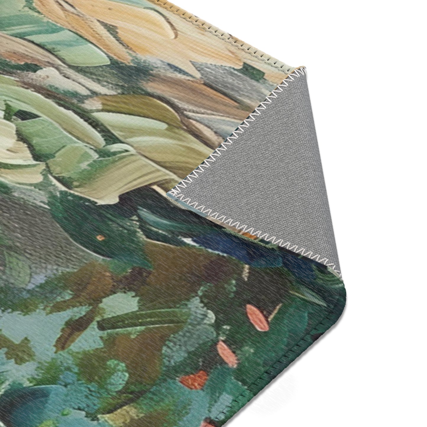 Van Gogh Inspired Area Rug, Funky, Colorful, & Unique Area Rugs, Custom Print Rug or Bathmat, 3 Sizes - 24x36 in, 36x60 in and 48x72 in