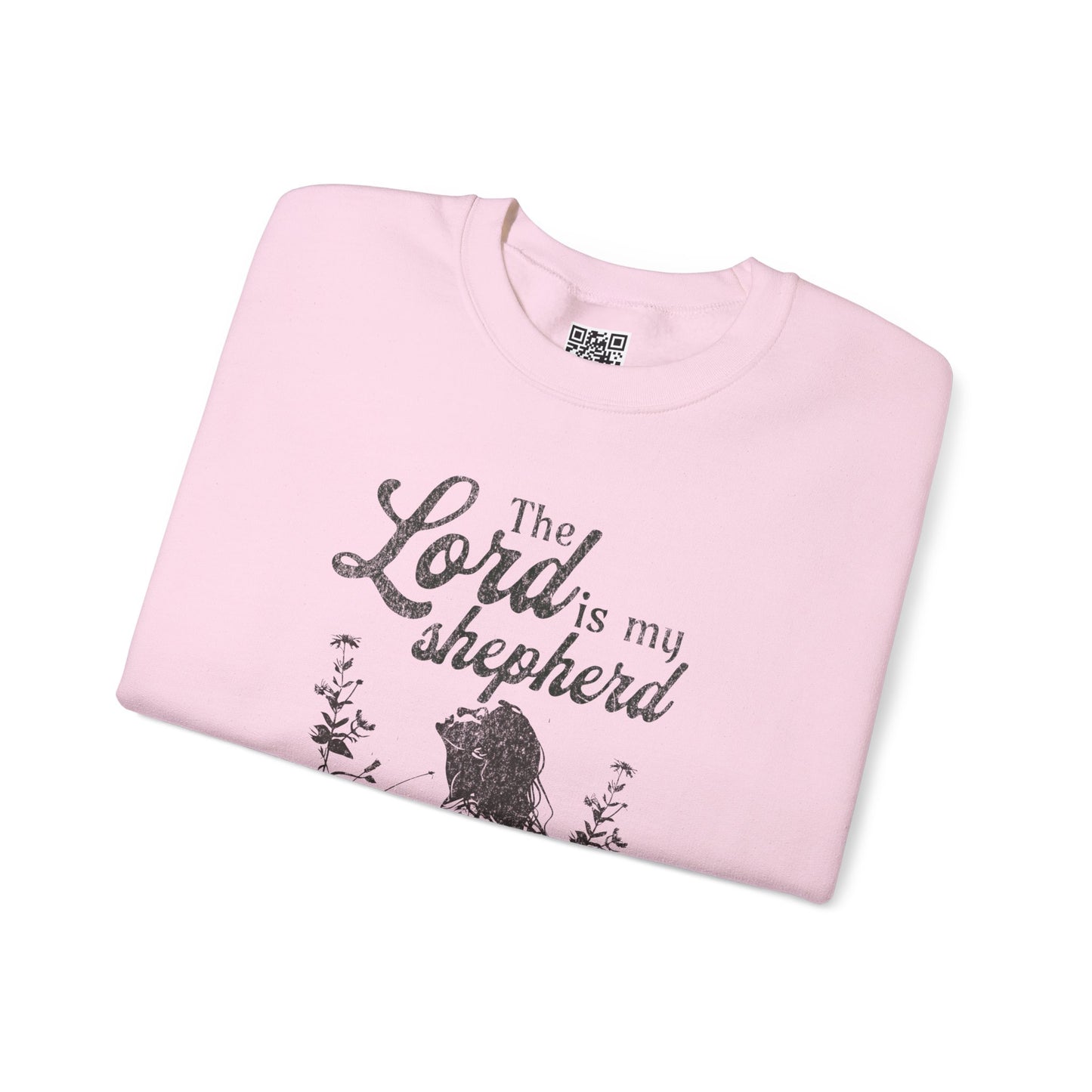 The Lord is my Shepherd Unisex Heavy Blend Crewneck Sweatshirt, Christian Merch, Christian Streetwear, Ministry Shirt, Faith Based Shirt, Jesus Apparel