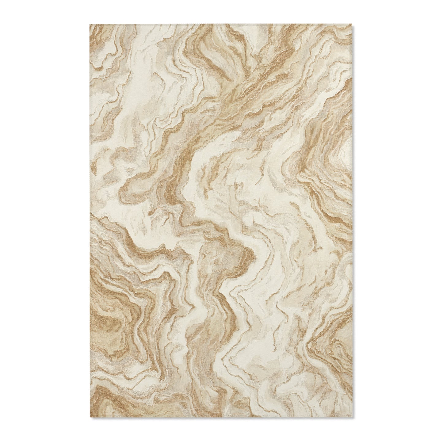 Modern Boho Area Rug, Funky, Off White, & Unique Area Rugs, Custom Print Rug or Bathmat, 3 Sizes - 24x36 in, 36x60 in and 48x72 in