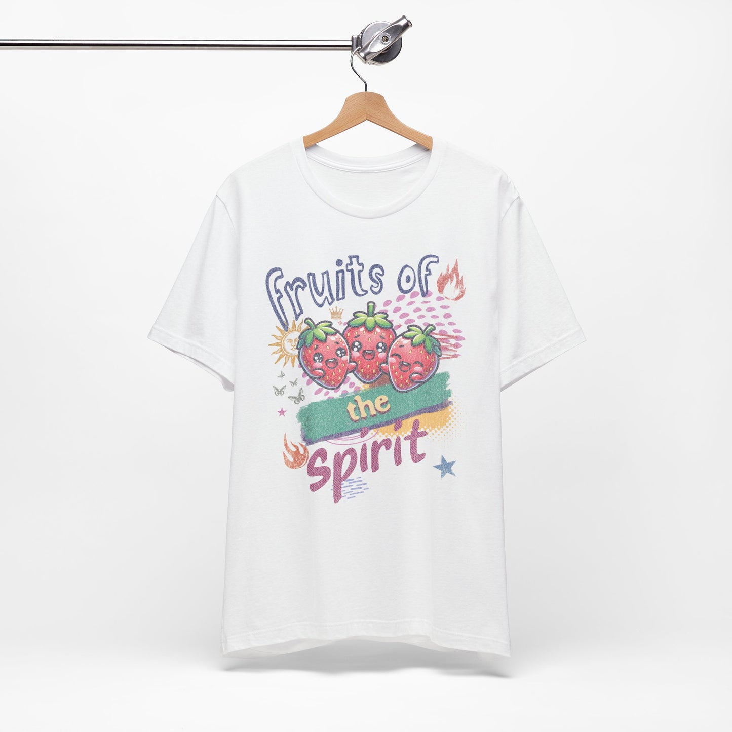Fruits of the Spirit T-Shirt - Unisex Jersey Short Sleeve Tee, Christian Merch, Christian Streetwear, Fruit of the Spirit, Jesus Apparel