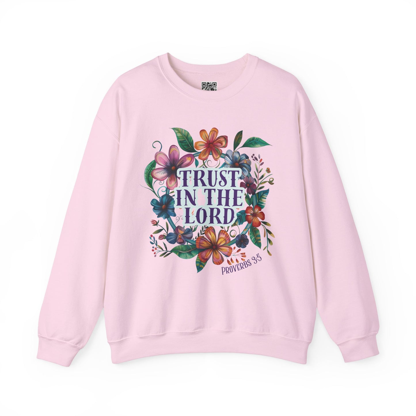 Trust in the Lord Unisex Heavy Blend Crewneck Sweatshirt, Christian Merch, Christian Streetwear, Ministry Shirt, Faith Based Shirt, Jesus Apparel