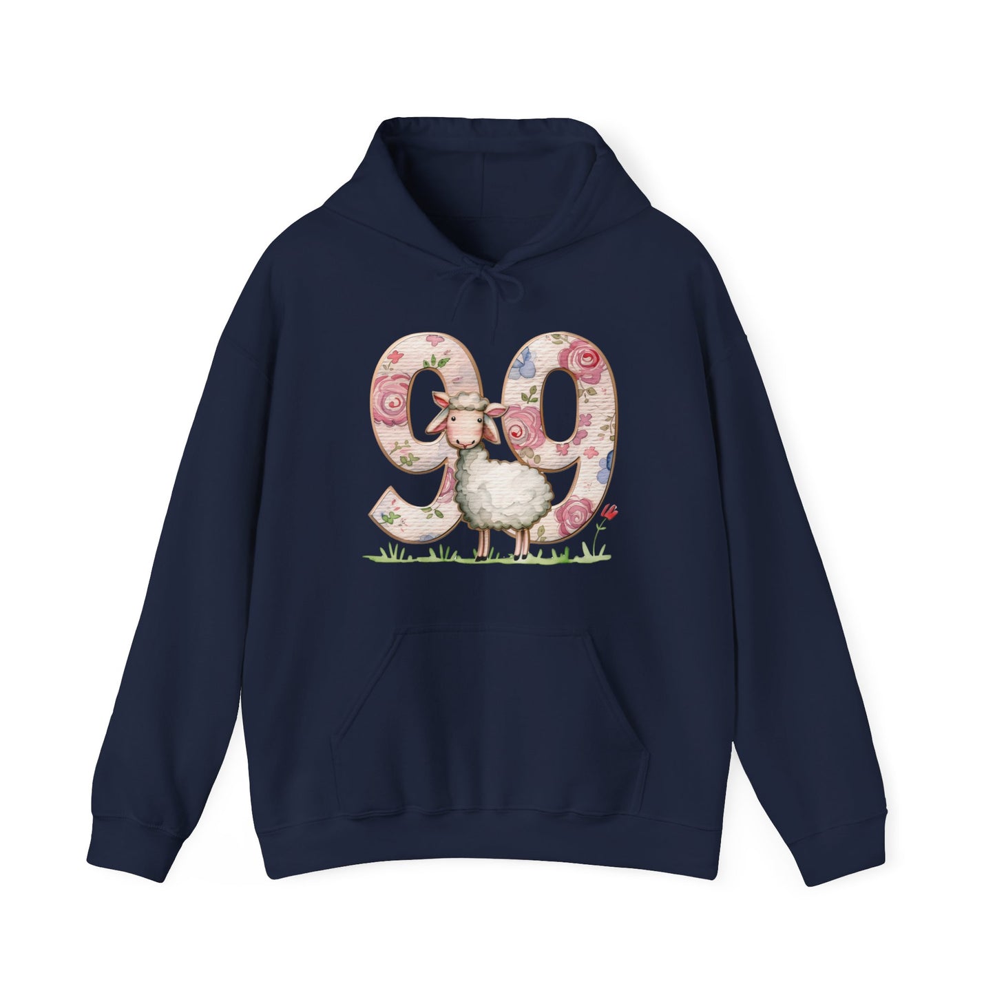 He Leaves the 99 Unisex Heavy Blend™ Hooded Sweatshirt, Christian Merch, Christian Streetwear, Ministry Shirt, Faith Based Shirt, Praise Hoodie