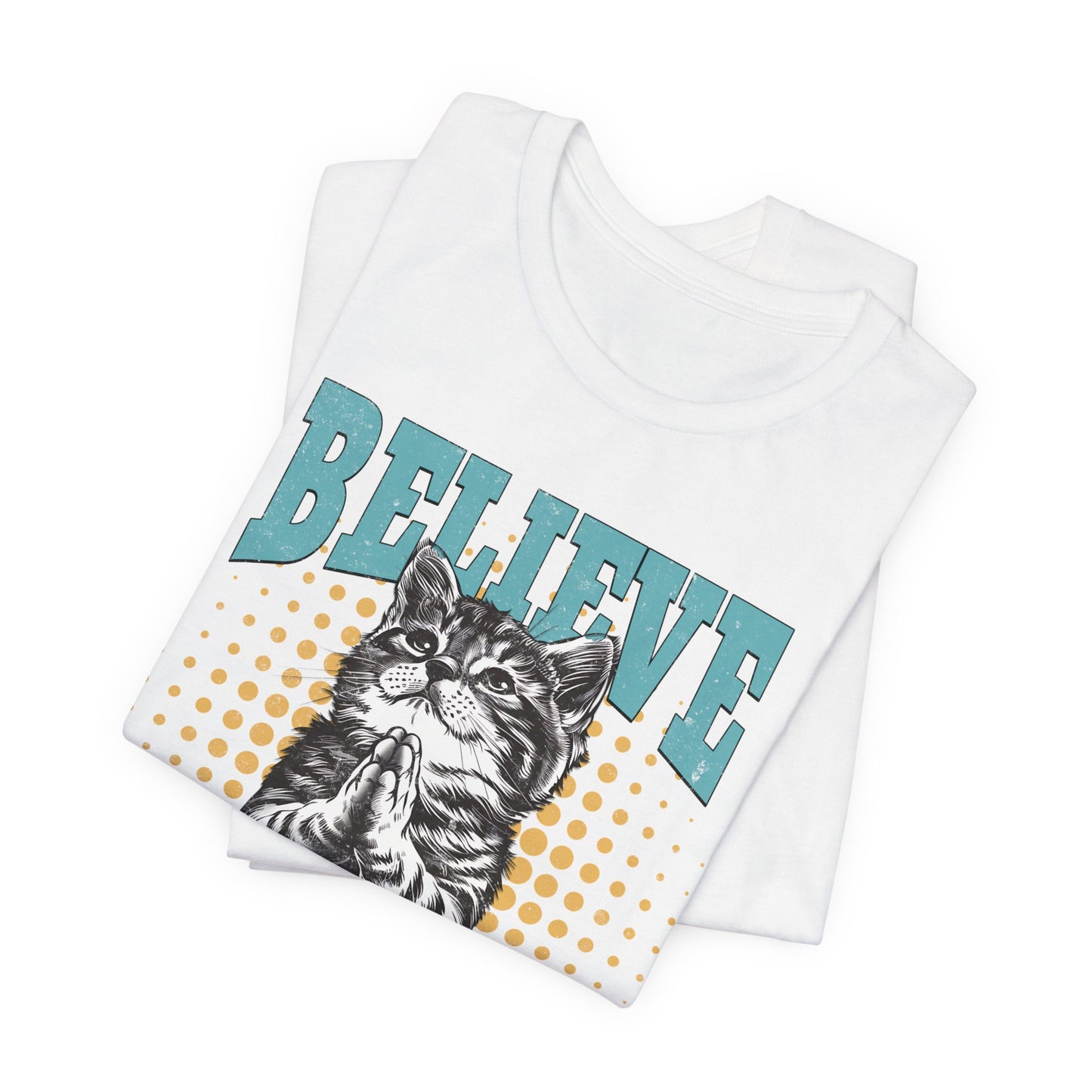 Believe Receive T-Shirt - Unisex Jersey Short Sleeve Tee, Christian Merch, Christian Streetwear, Faith Based Shirt, Jesus Apparel