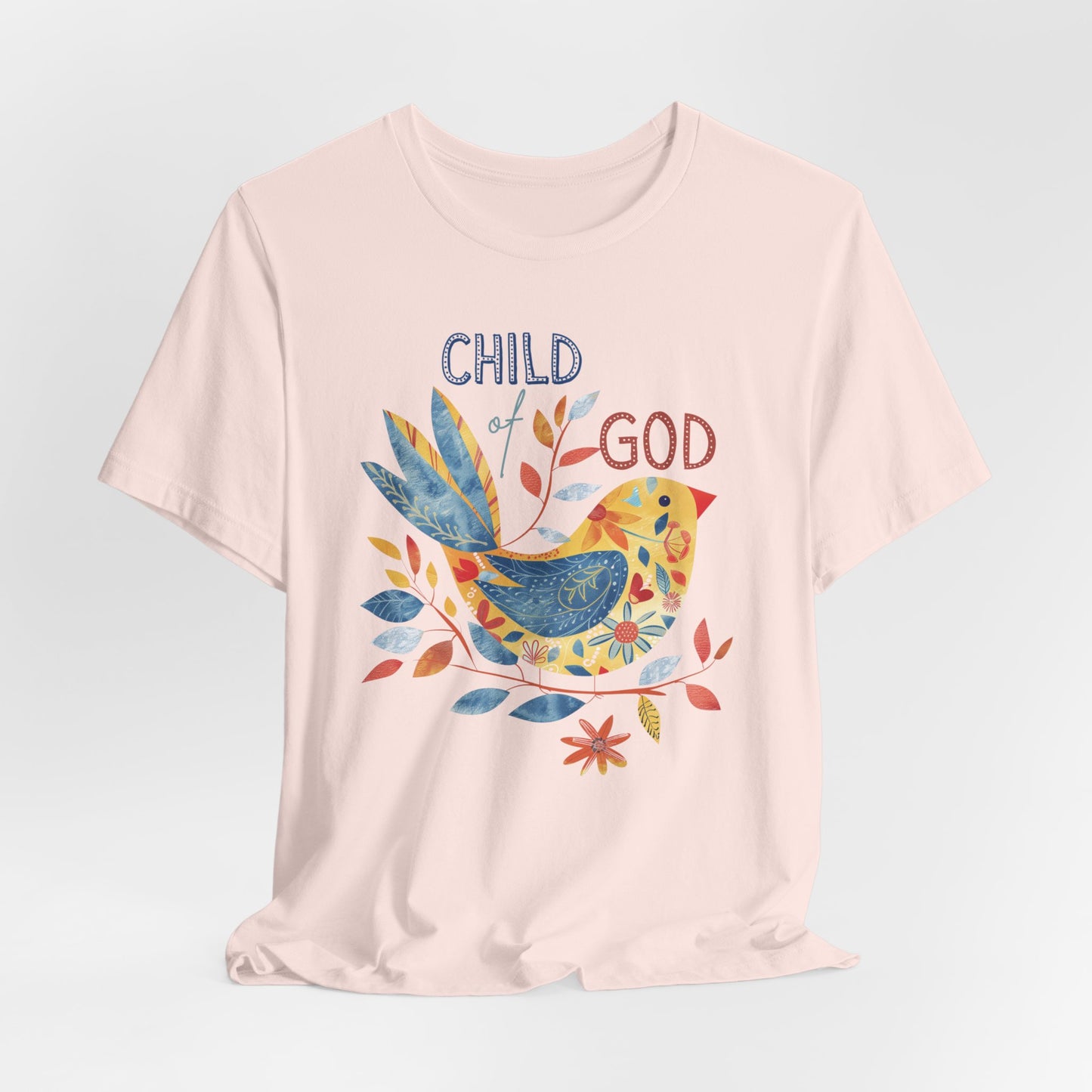 Child of God Unisex Jersey Short Sleeve Tee, Christian Merch, Jesus Loves You, Faith Based Shirt, Christian Apparel, Jesus Apparel