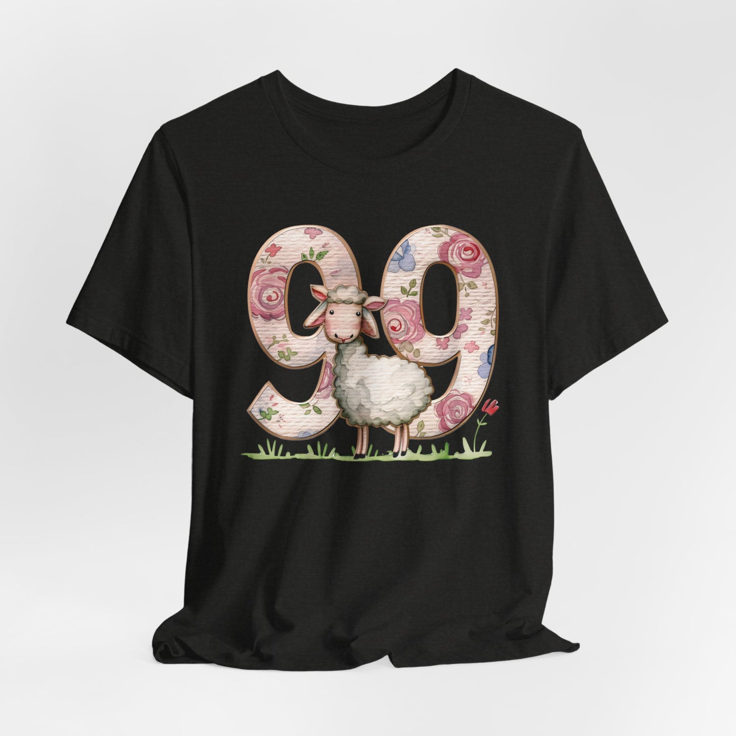 He Leaves the 99 Unisex Jersey Short Sleeve Tee, Christian Merch, Jesus Loves You, Faith Based Shirt, Christian Apparel, Jesus Apparel
