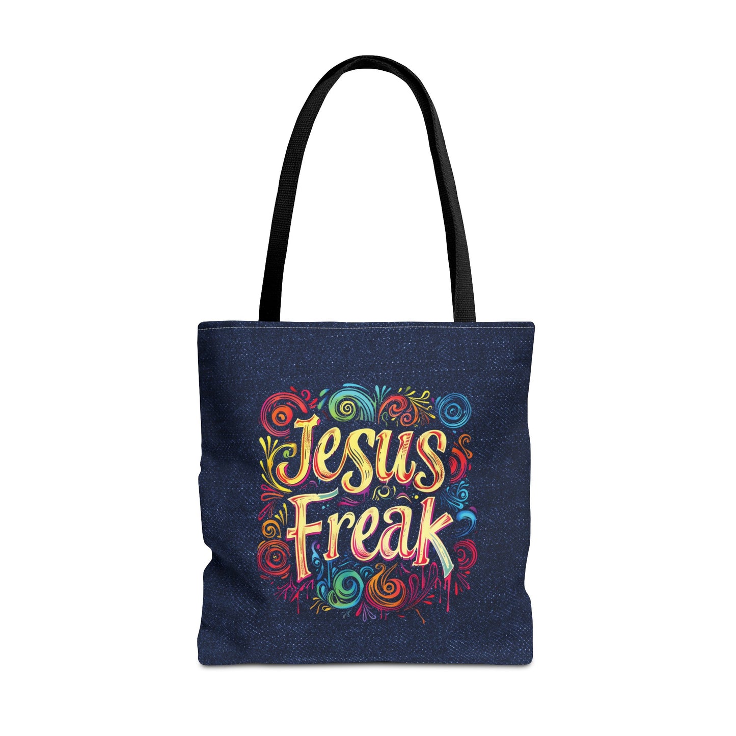 Jesus Freak Tote Bag, Christian Merch, The Way the Truth the Life, Travel Bag, Bible Bag, , Book Bag, Getaway Bag, Secret Santa Gift, Gift for Church People