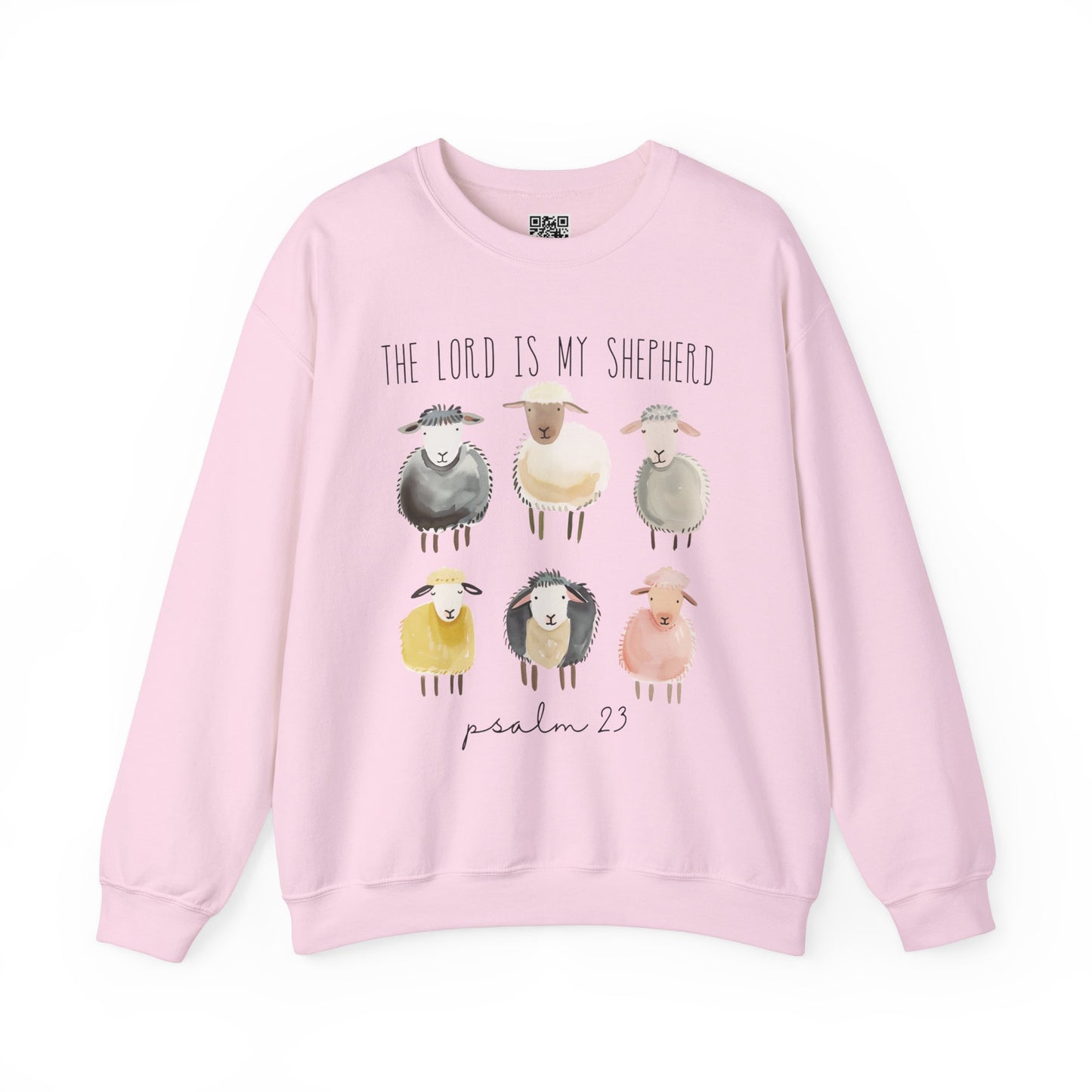 The Lord is my Shepherd Unisex Heavy Blend Crewneck Sweatshirt, Christian Merch, Christian Streetwear, Ministry Shirt, Faith Based Shirt, Jesus Apparel