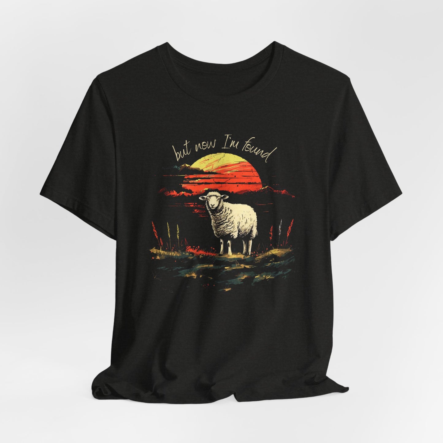 But Now I'm Found T-Shirt - Unisex Jersey Short Sleeve Tee, Jesus Lover's Tee, Christian Apparel, Faith T-Shirt, Jesus Apparel, Christian Merch