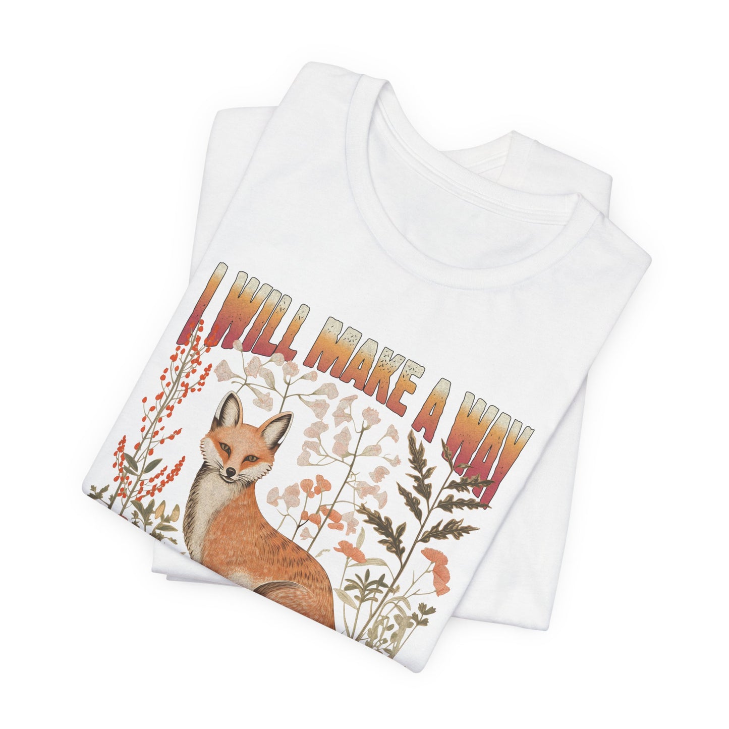 I Will Make a Way in the Wilderness T-shirt - Unisex Jersey Short Sleeve Tee, Christian Merch, Christian Streetwear, Faith Based Shirt, Christian Apparel, Christian Shirts