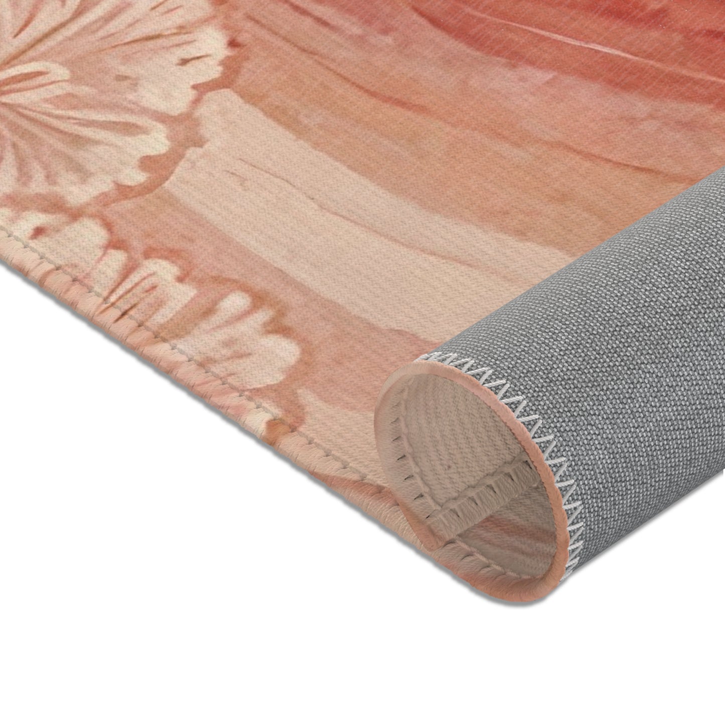 Flowing Abstract Art Area Rug, Funky, Colorful, & Unique Area Rugs, Custom Print Rug or Bathmat, 3 Sizes - 24x36 in, 36x60 in and 48x72 in