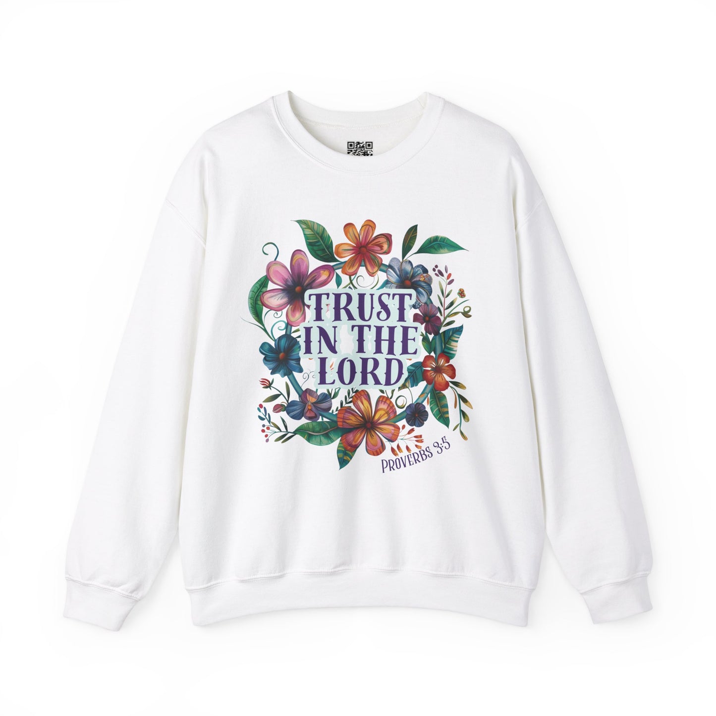 Trust in the Lord Unisex Heavy Blend Crewneck Sweatshirt, Christian Merch, Christian Streetwear, Ministry Shirt, Faith Based Shirt, Jesus Apparel