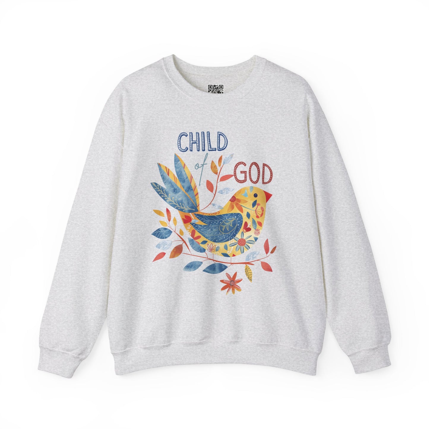 Child of God Unisex Heavy Blend Crewneck Sweatshirt, Christian Merch, Christian Streetwear, Ministry Shirt, Faith Based Shirt, Jesus Apparel