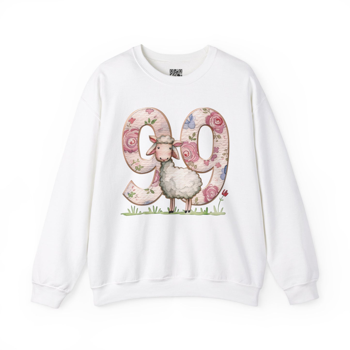 He Leaves the 99 Unisex Heavy Blend Crewneck Sweatshirt, Christian Merch, Christian Streetwear, Ministry Shirt, Faith Based Shirt, Jesus Apparel