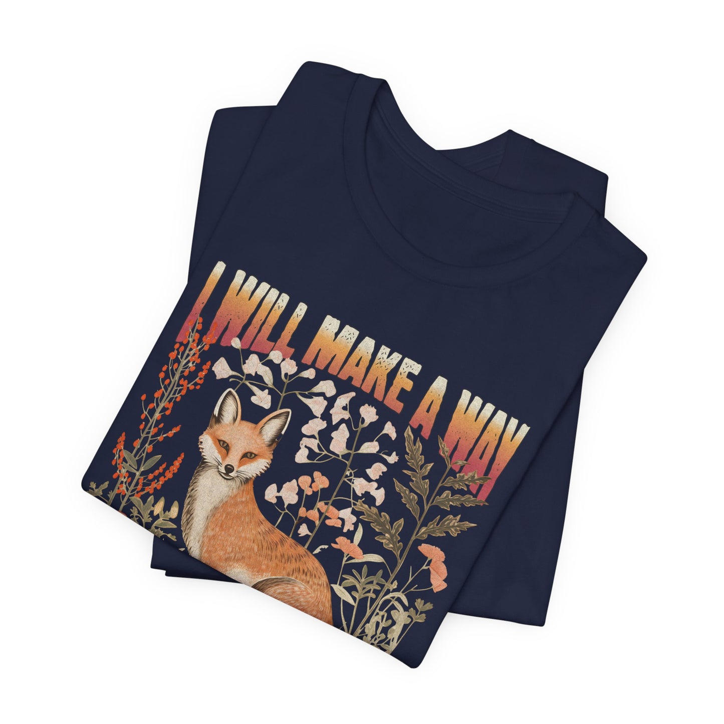 I Will Make a Way in the Wilderness T-shirt - Unisex Jersey Short Sleeve Tee, Christian Merch, Christian Streetwear, Faith Based Shirt, Christian Apparel, Christian Shirts