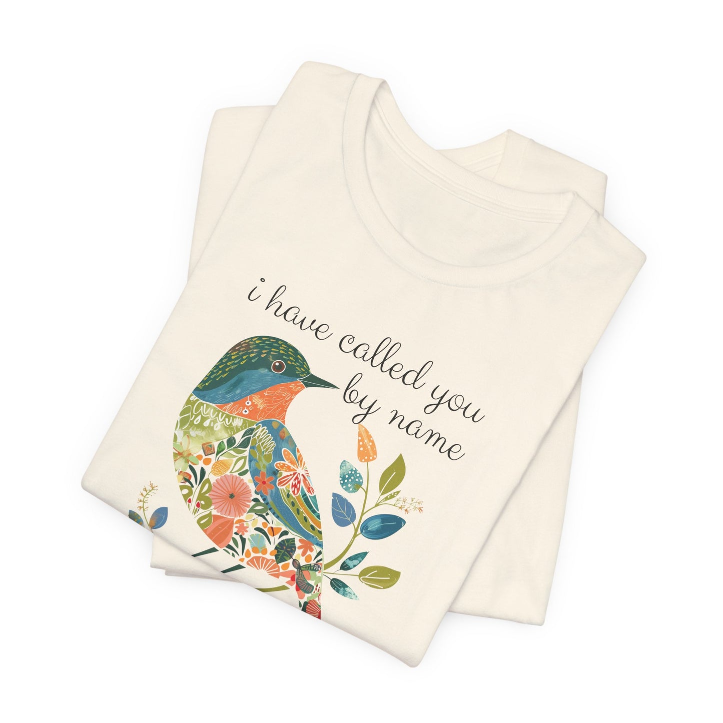 I Have Called You by Name Unisex Jersey Short Sleeve Tee, Christian Merch, Jesus Loves You, Faith Based Shirt, Christian Apparel, Jesus Apparel