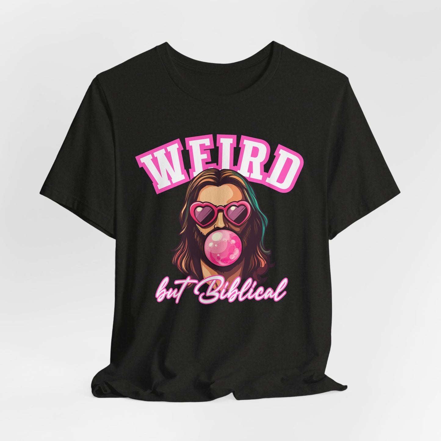 Weird But Biblical Unisex Softstyle T-Shirt - Faith Tee, Religious Shirt, Inspirational Christian Clothing, Bible Quote Top, Christian