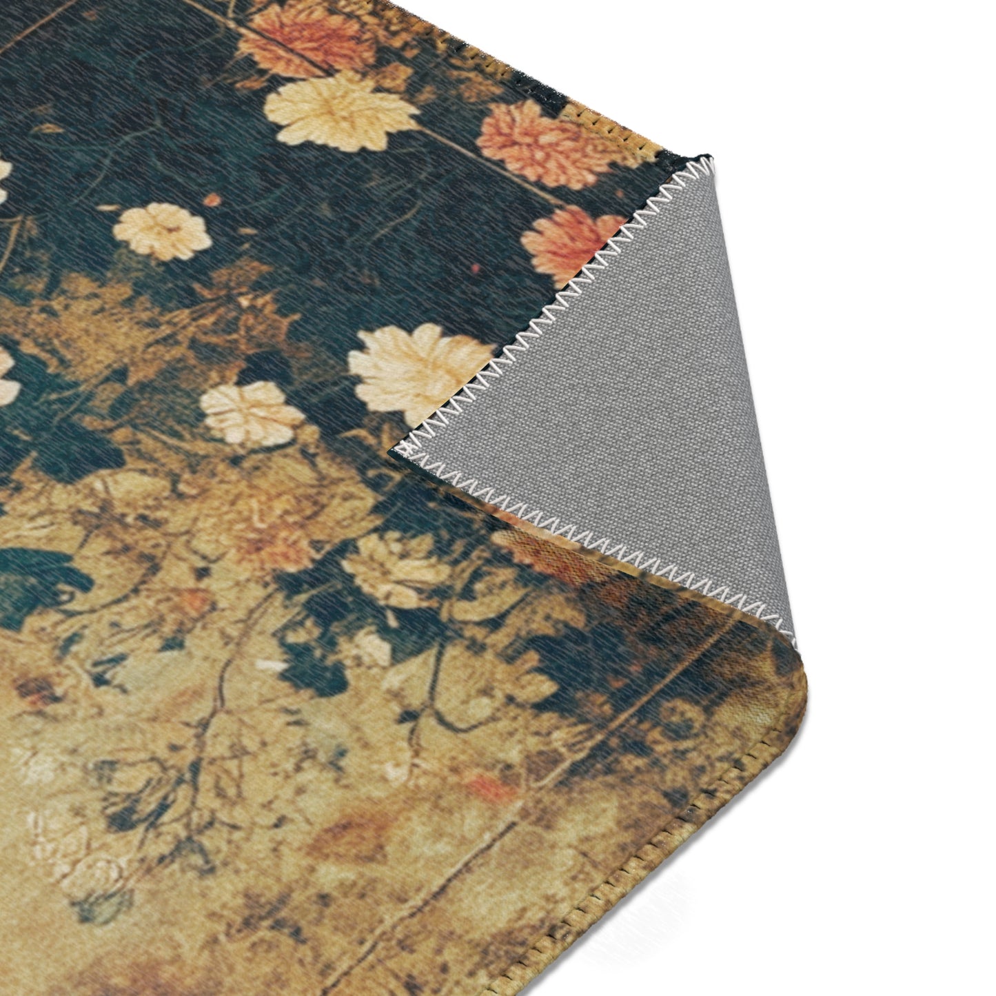 Gustav Klimt Inspired Area Rug, Low Pile, Funky, Colorful, & Unique Area Rugs, Custom Print Rug or Bathmat, 3 Sizes-24x36", 36x60", 48x72"