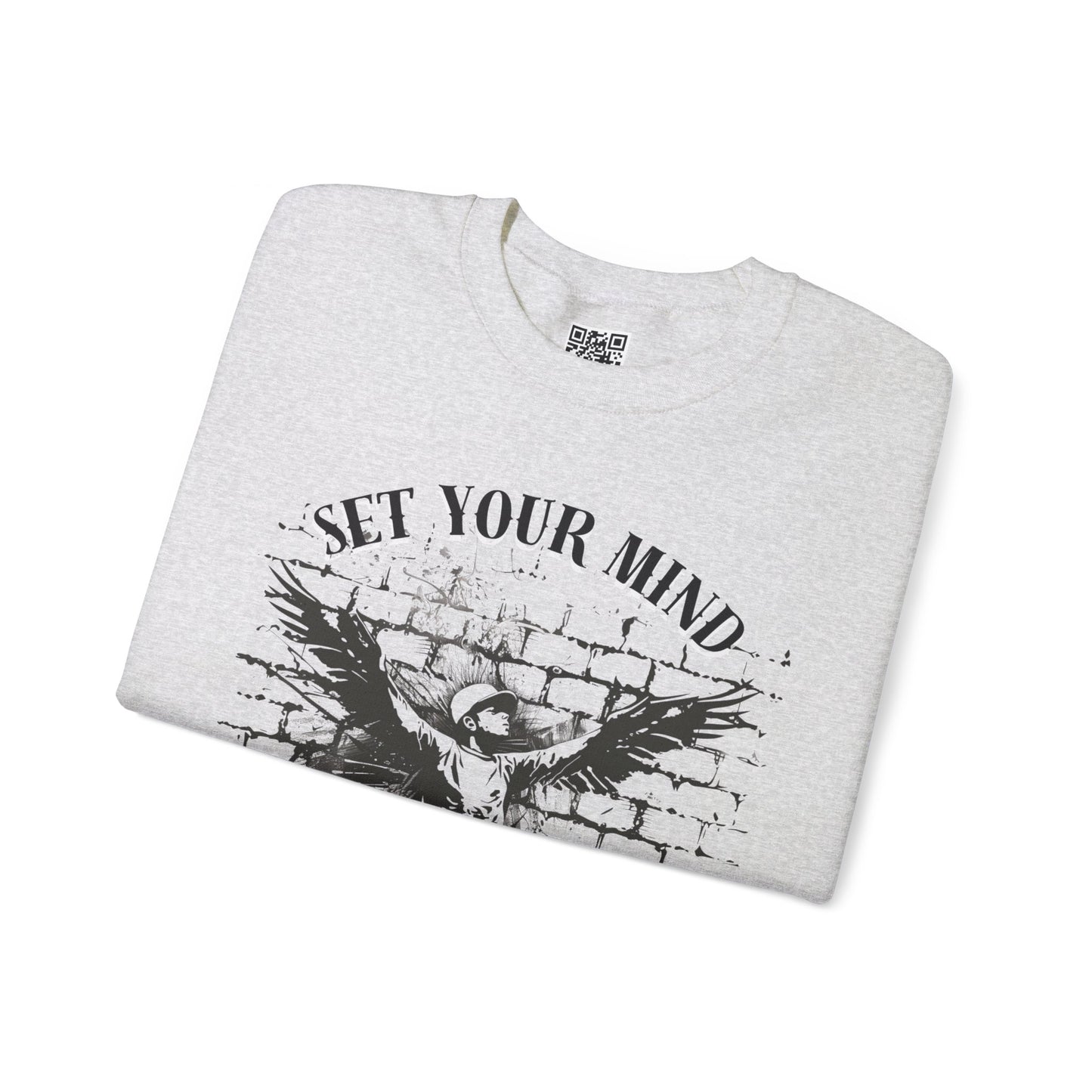 Set Your Mind on the Things Above Unisex Heavy Blend Crewneck Sweatshirt, Christian Merch, Christian Streetwear, Ministry Shirt, Faith Based Shirt, Jesus Apparel