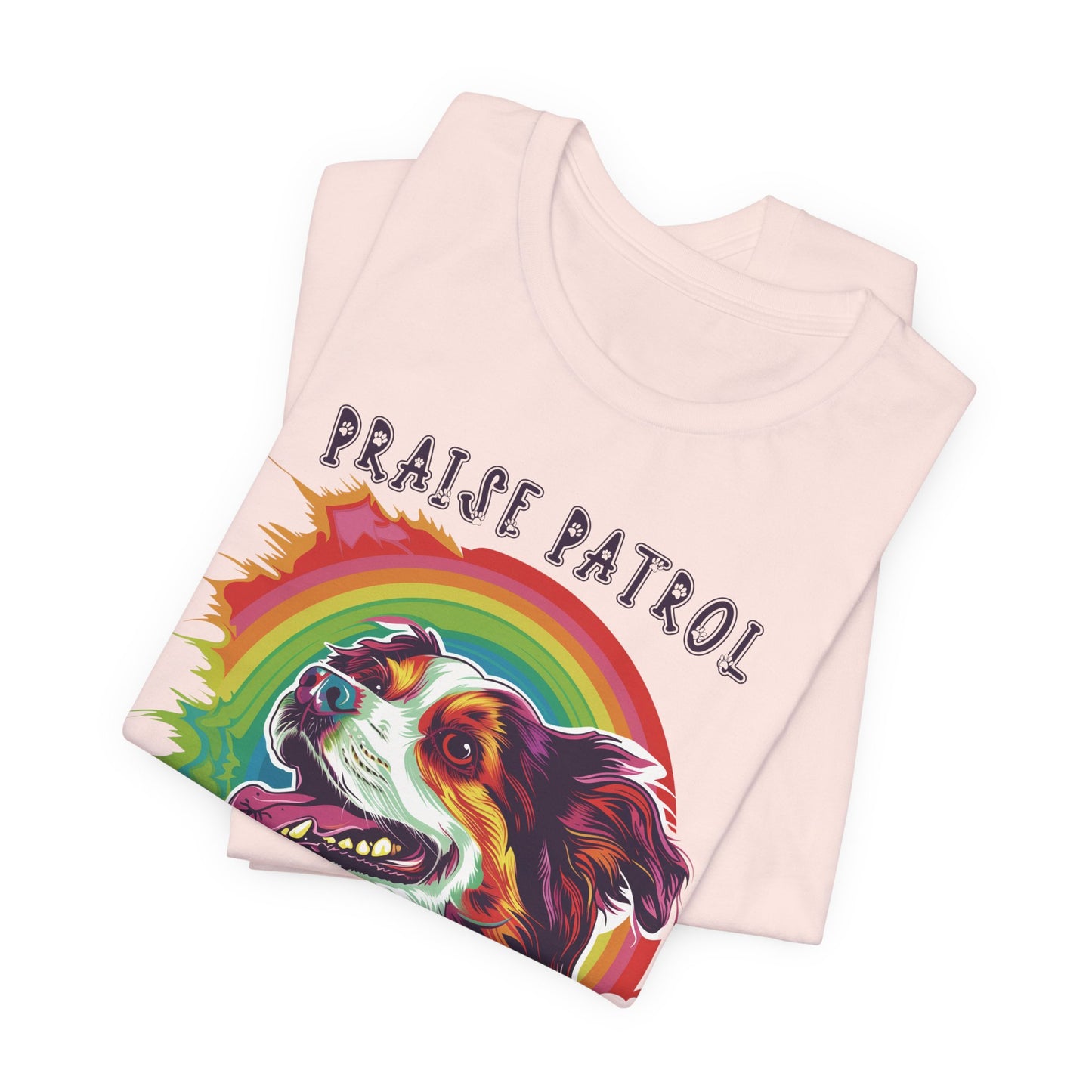 Praise Patrol T-shirt - Unisex Jersey Short Sleeve Tee, Christian Merch, Christian Streetwear, Faith Based Shirt, Christian Apparel, Christian Shirts