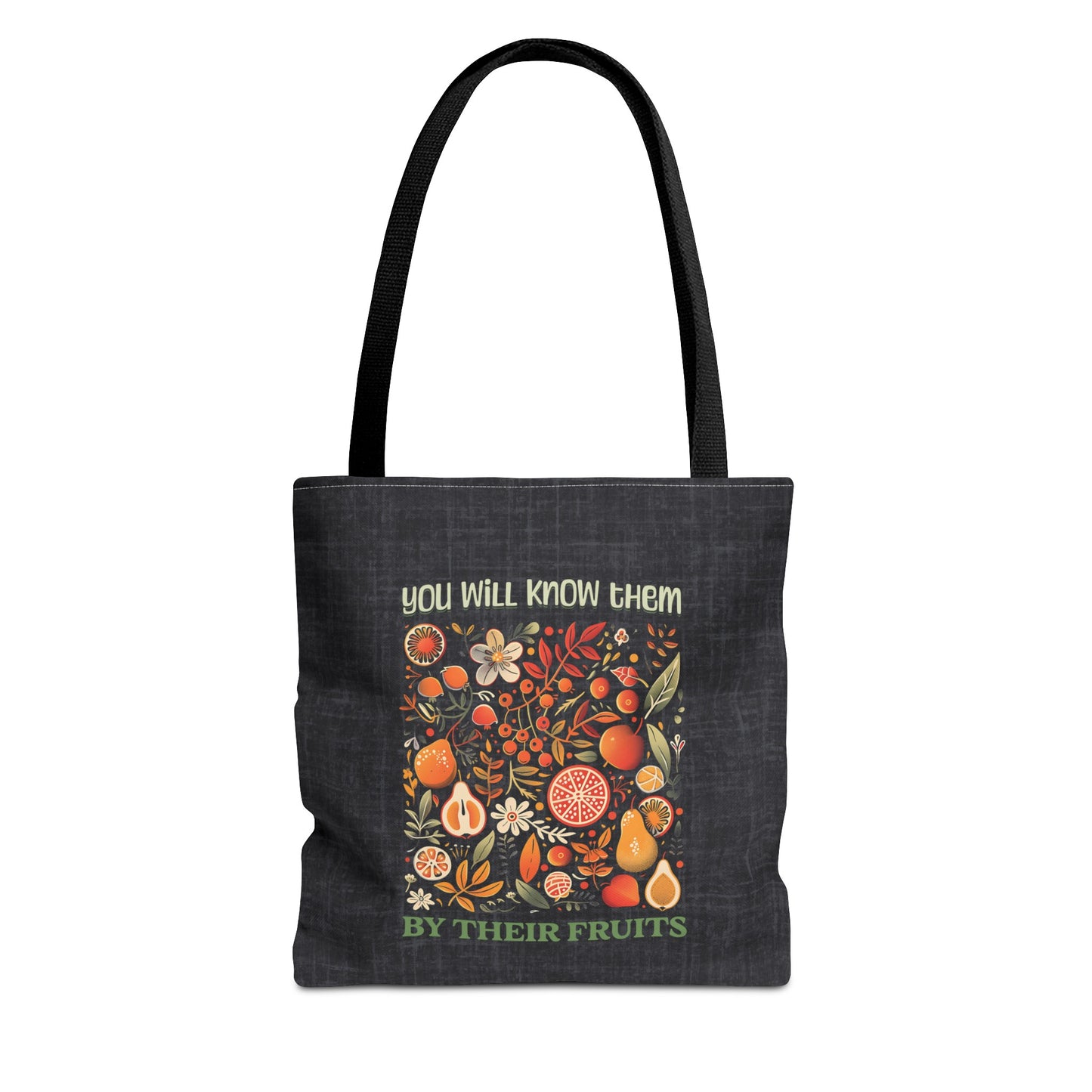Fruits of the Spirit Tote Bag, Christian Merch, Gifts of the Holy Spirit, Travel Bag, Bible Bag, , Book Bag, Getaway Bag, Secret Santa Gift, Gift for Church People