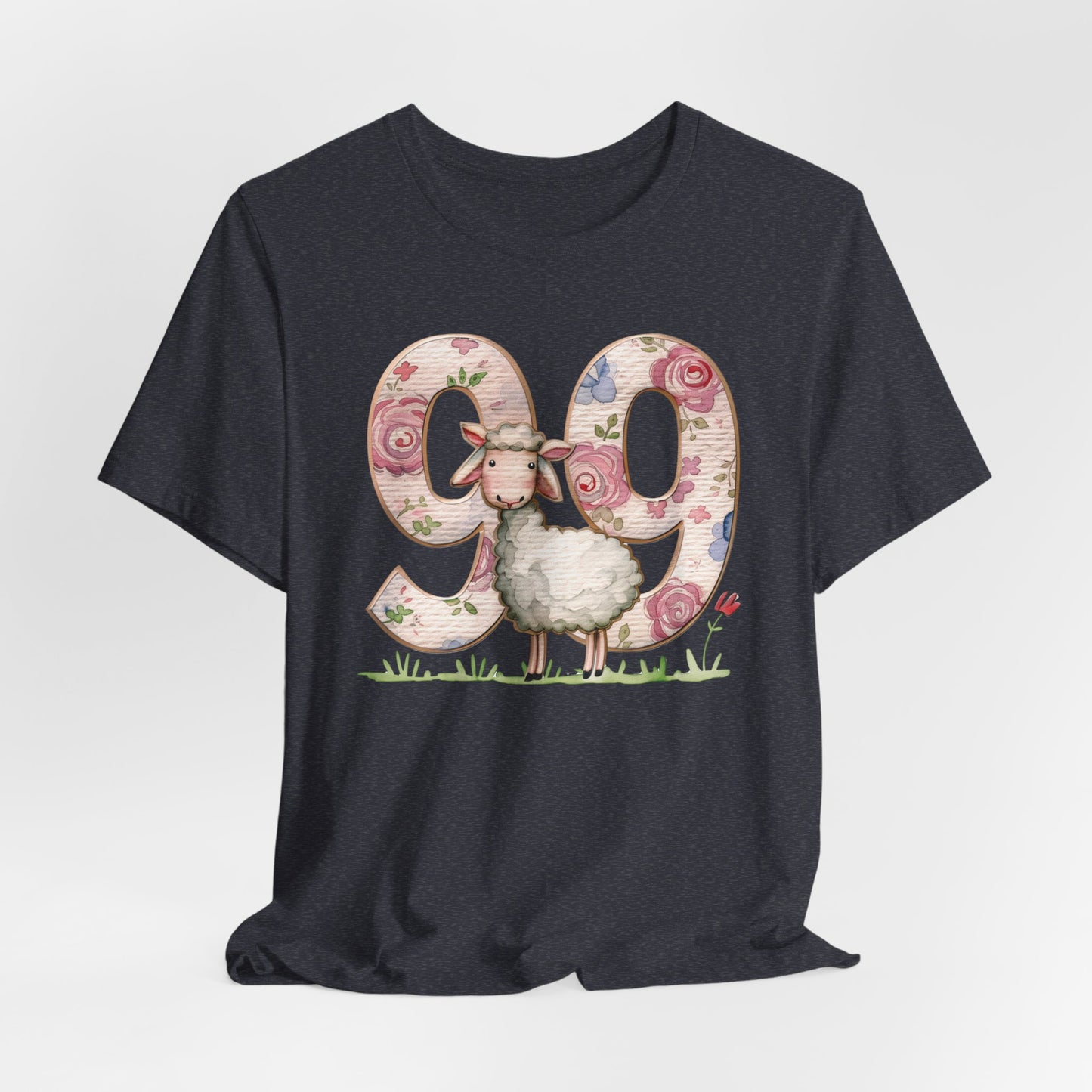 He Leaves the 99 Unisex Jersey Short Sleeve Tee, Christian Merch, Jesus Loves You, Faith Based Shirt, Christian Apparel, Jesus Apparel