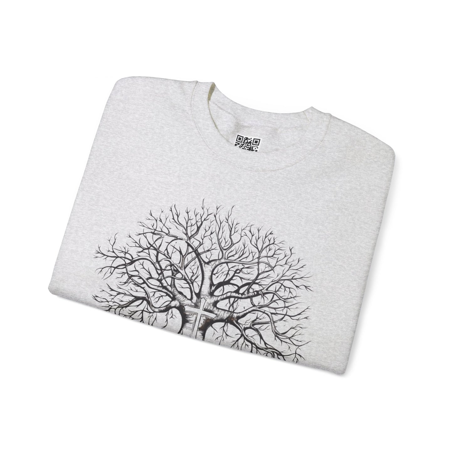 Rooted in Christ Unisex Heavy Blend Crewneck Sweatshirt, Christian Merch, Christian Streetwear, Ministry Shirt, Faith Based Shirt, Jesus Apparel
