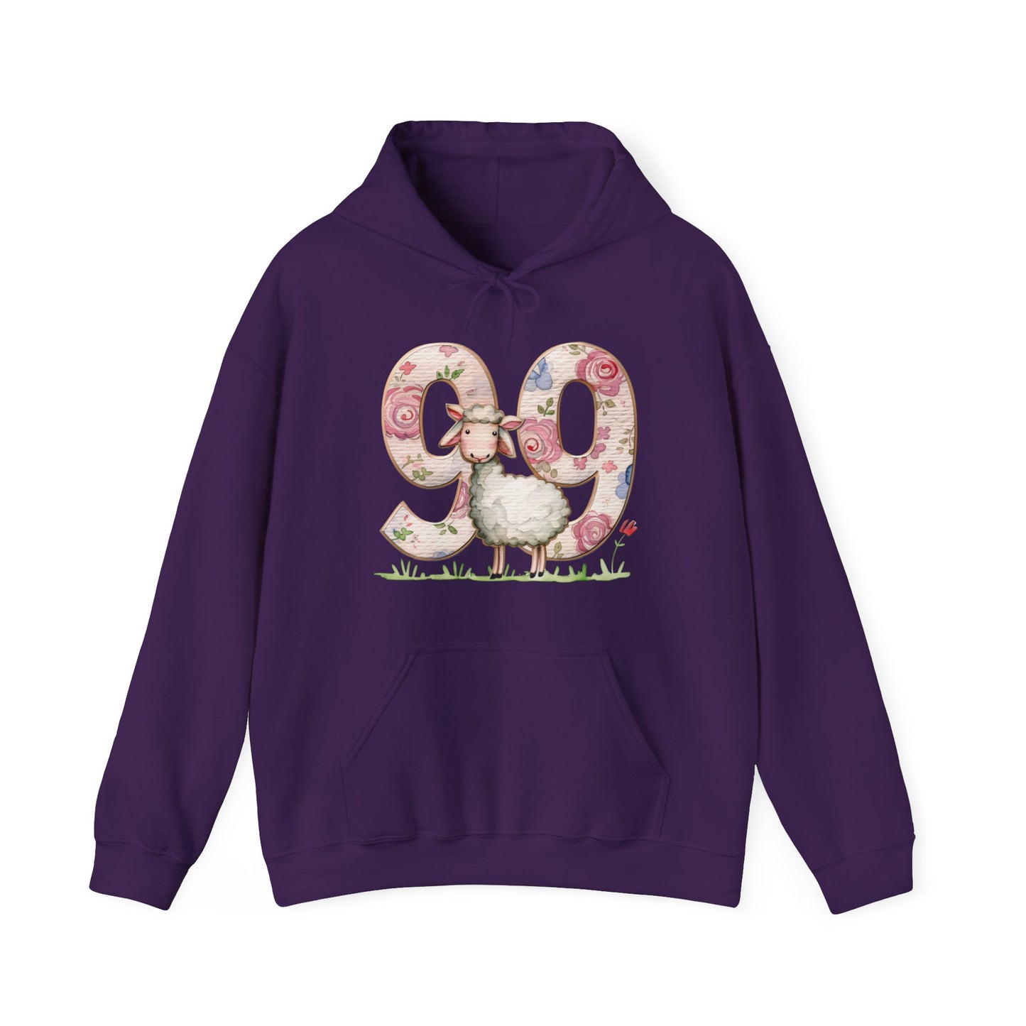 He Leaves the 99 Unisex Heavy Blend™ Hooded Sweatshirt, Christian Merch, Christian Streetwear, Ministry Shirt, Faith Based Shirt, Praise Hoodie