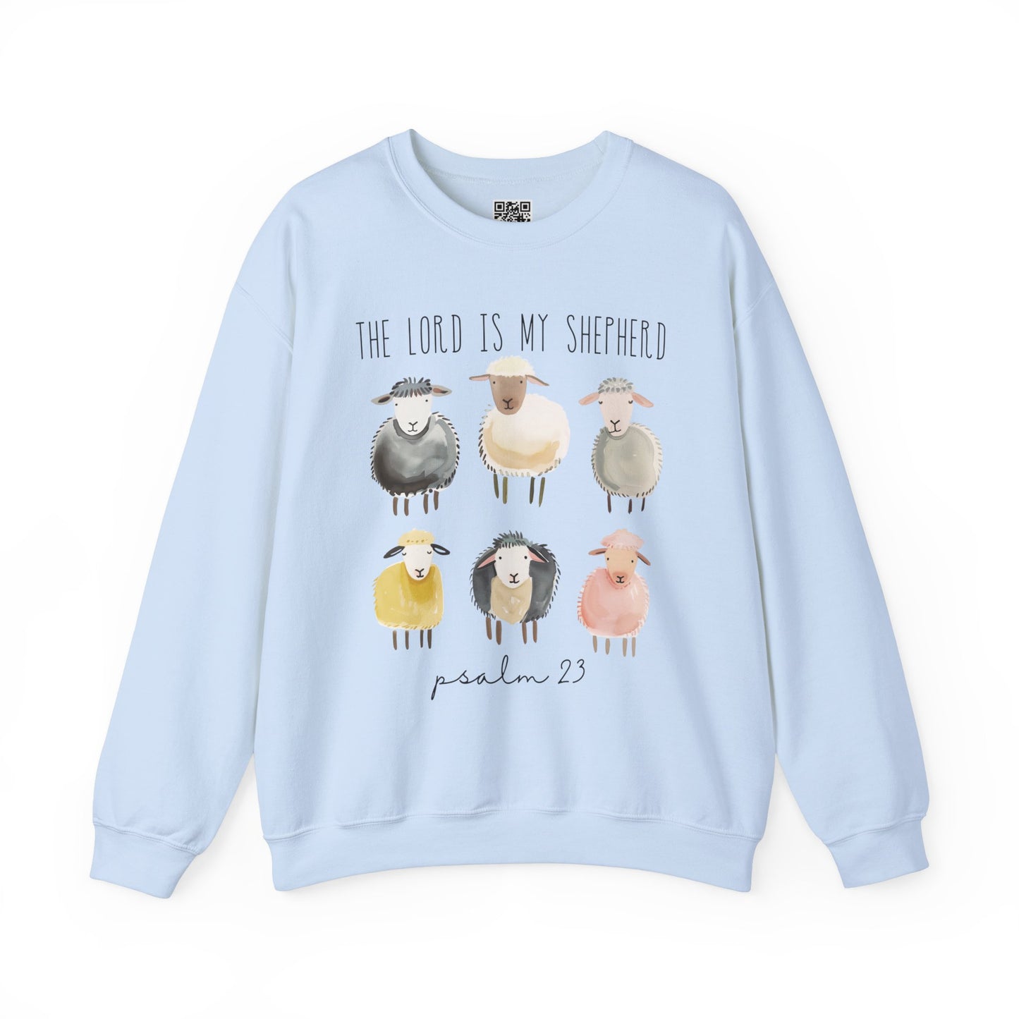 The Lord is my Shepherd Unisex Heavy Blend Crewneck Sweatshirt, Christian Merch, Christian Streetwear, Ministry Shirt, Faith Based Shirt, Jesus Apparel