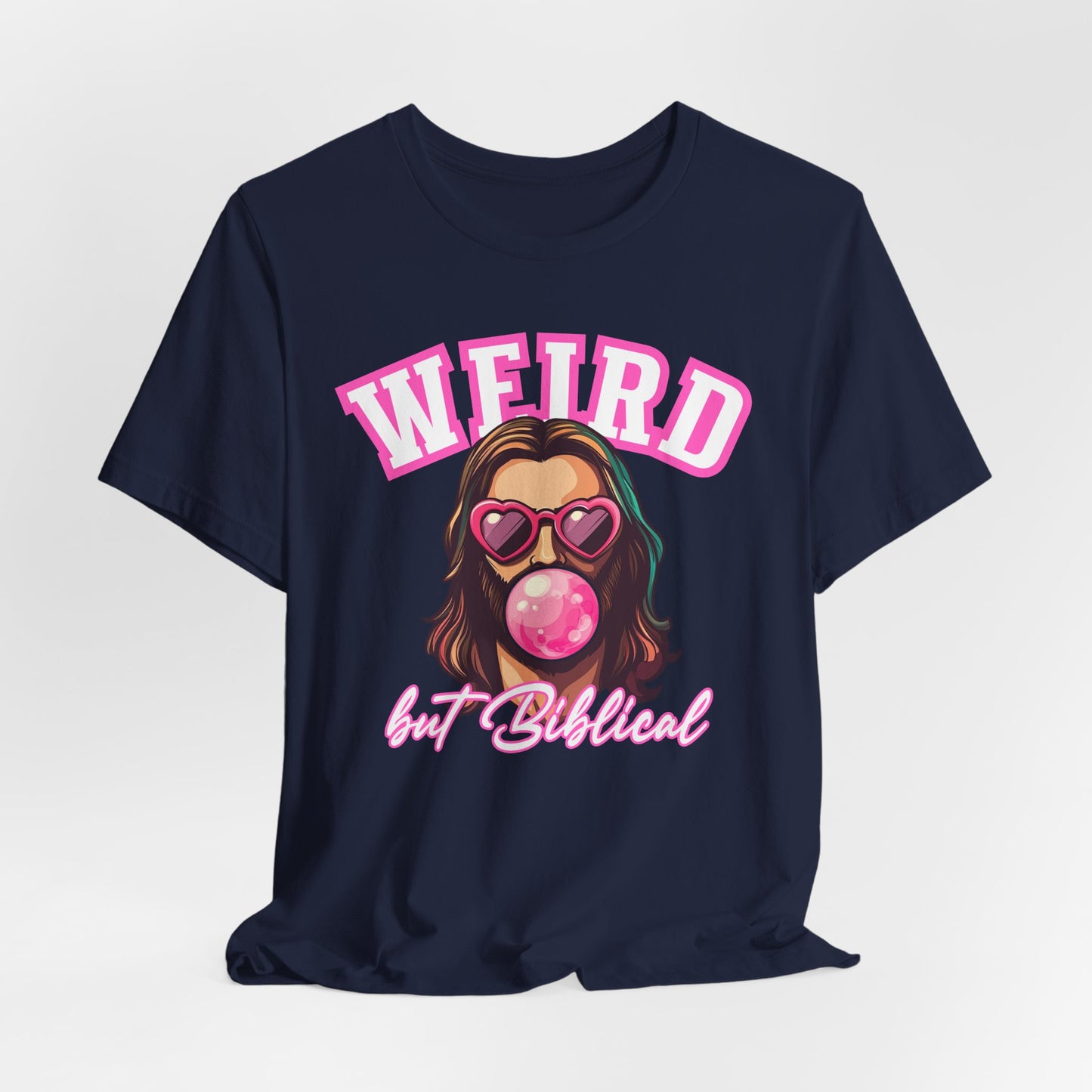 Weird But Biblical Unisex Softstyle T-Shirt - Faith Tee, Religious Shirt, Inspirational Christian Clothing, Bible Quote Top, Christian