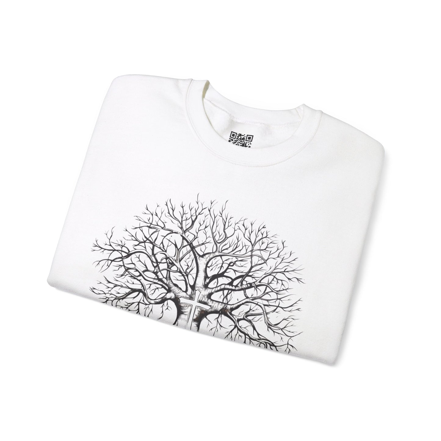 Rooted in Christ Unisex Heavy Blend Crewneck Sweatshirt, Christian Merch, Christian Streetwear, Ministry Shirt, Faith Based Shirt, Jesus Apparel