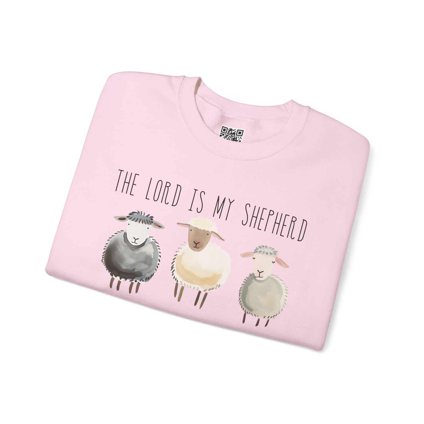 The Lord is my Shepherd Unisex Heavy Blend Crewneck Sweatshirt, Christian Merch, Christian Streetwear, Ministry Shirt, Faith Based Shirt, Jesus Apparel