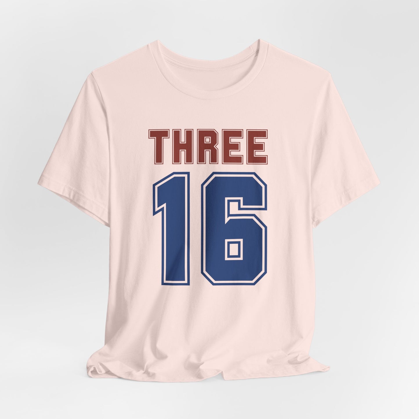 John 3:16 T-shirt - Unisex Jersey Short Sleeve Tee, Christian Merch, Christian Streetwear, Faith Based Shirt, Christian Apparel, Christian Shirts