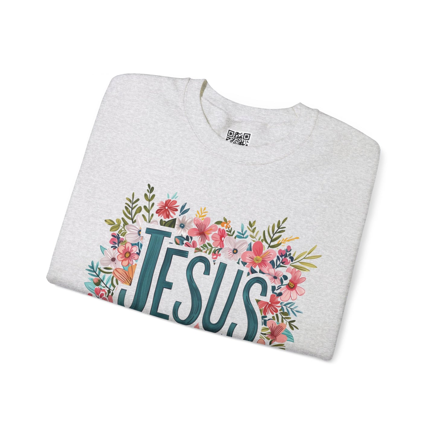 Jesus Unisex Heavy Blend Crewneck Sweatshirt, Christian Merch, Christian Streetwear, Ministry Shirt, Faith Based Shirt, Jesus Apparel