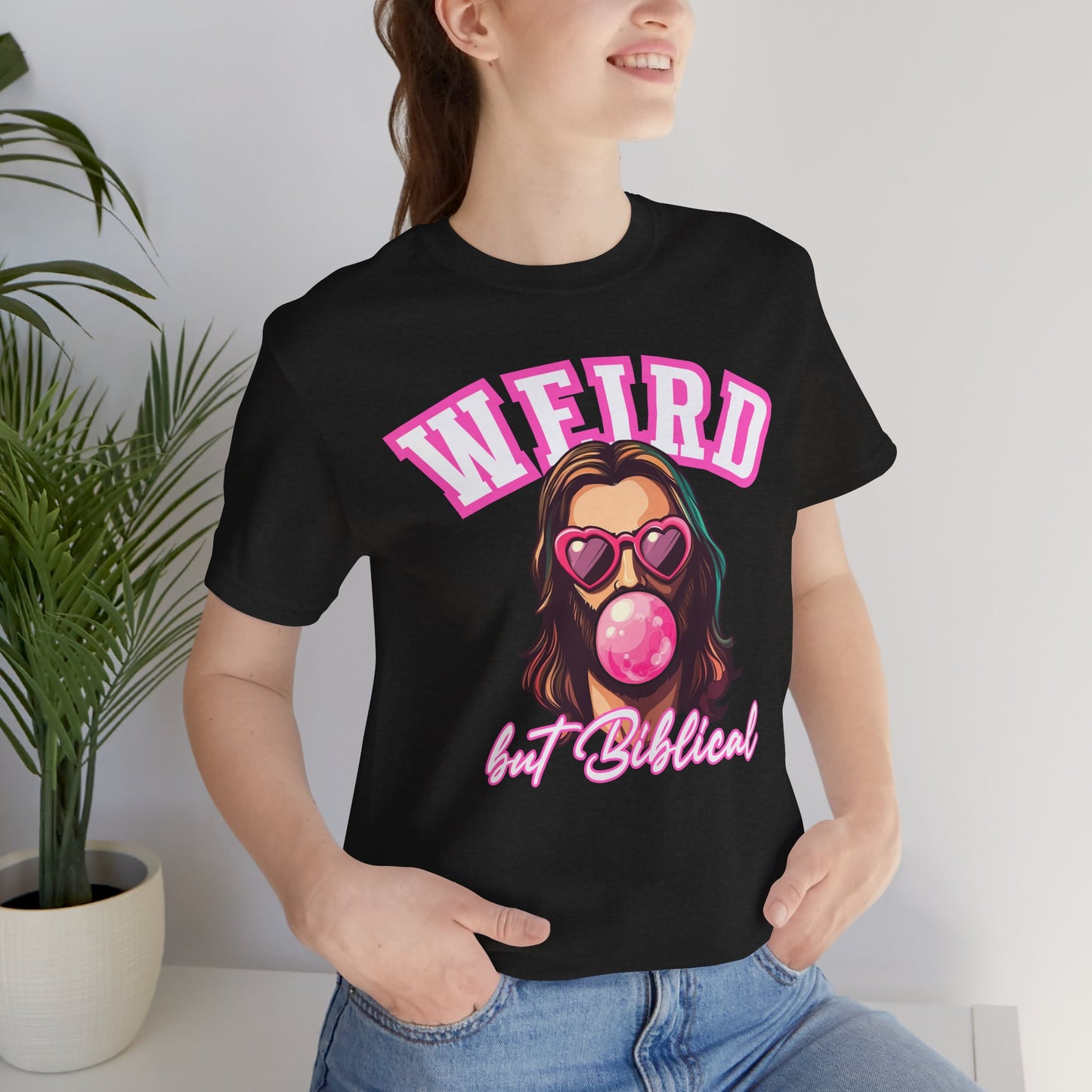Weird But Biblical Unisex Softstyle T-Shirt - Faith Tee, Religious Shirt, Inspirational Christian Clothing, Bible Quote Top, Christian