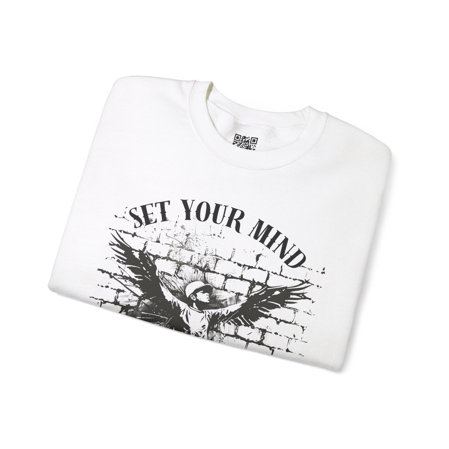 Set Your Mind on the Things Above Unisex Heavy Blend Crewneck Sweatshirt, Christian Merch, Christian Streetwear, Ministry Shirt, Faith Based Shirt, Jesus Apparel