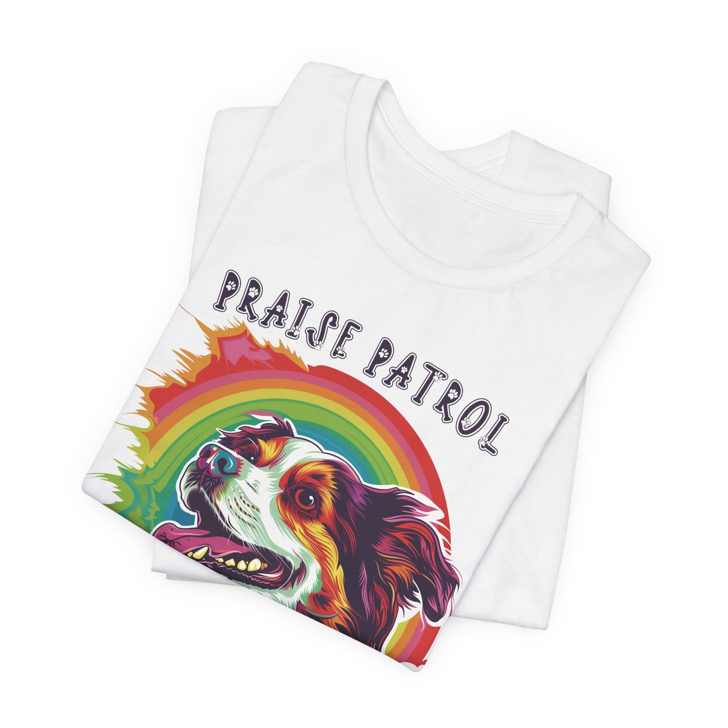 Praise Patrol T-shirt - Unisex Jersey Short Sleeve Tee, Christian Merch, Christian Streetwear, Faith Based Shirt, Christian Apparel, Christian Shirts
